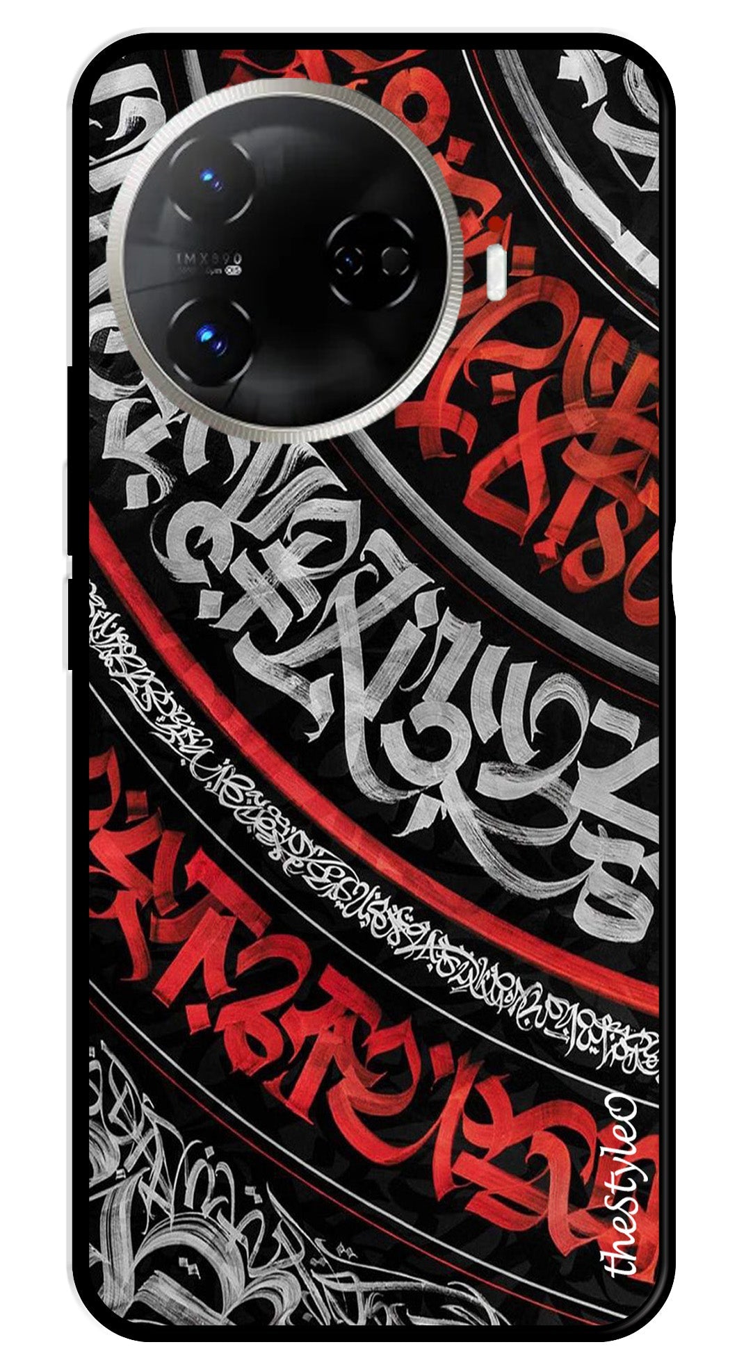 Modern Art Colorful Metal Mobile Case for Tecno Camon 30 Pro 5G Modern Art Colorful Metal Mobile Case for Tecno Camon 30 Pro 5G (Design No -48)