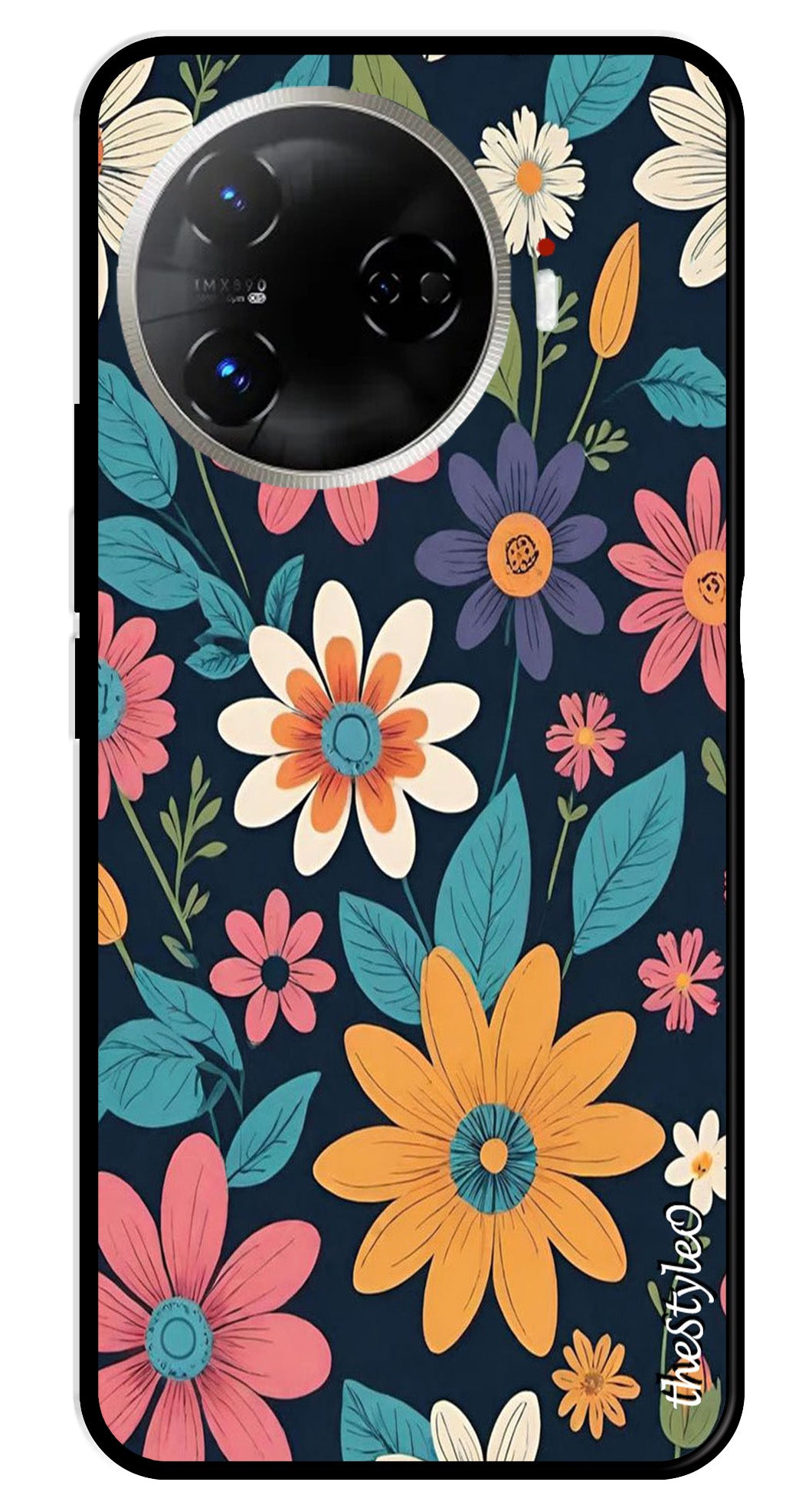 Colorful Abstract Metal Mobile Case for Tecno Camon 30 Pro 5G Colorful Abstract Metal Mobile Case for Tecno Camon 30 Pro 5G (Design No -76)