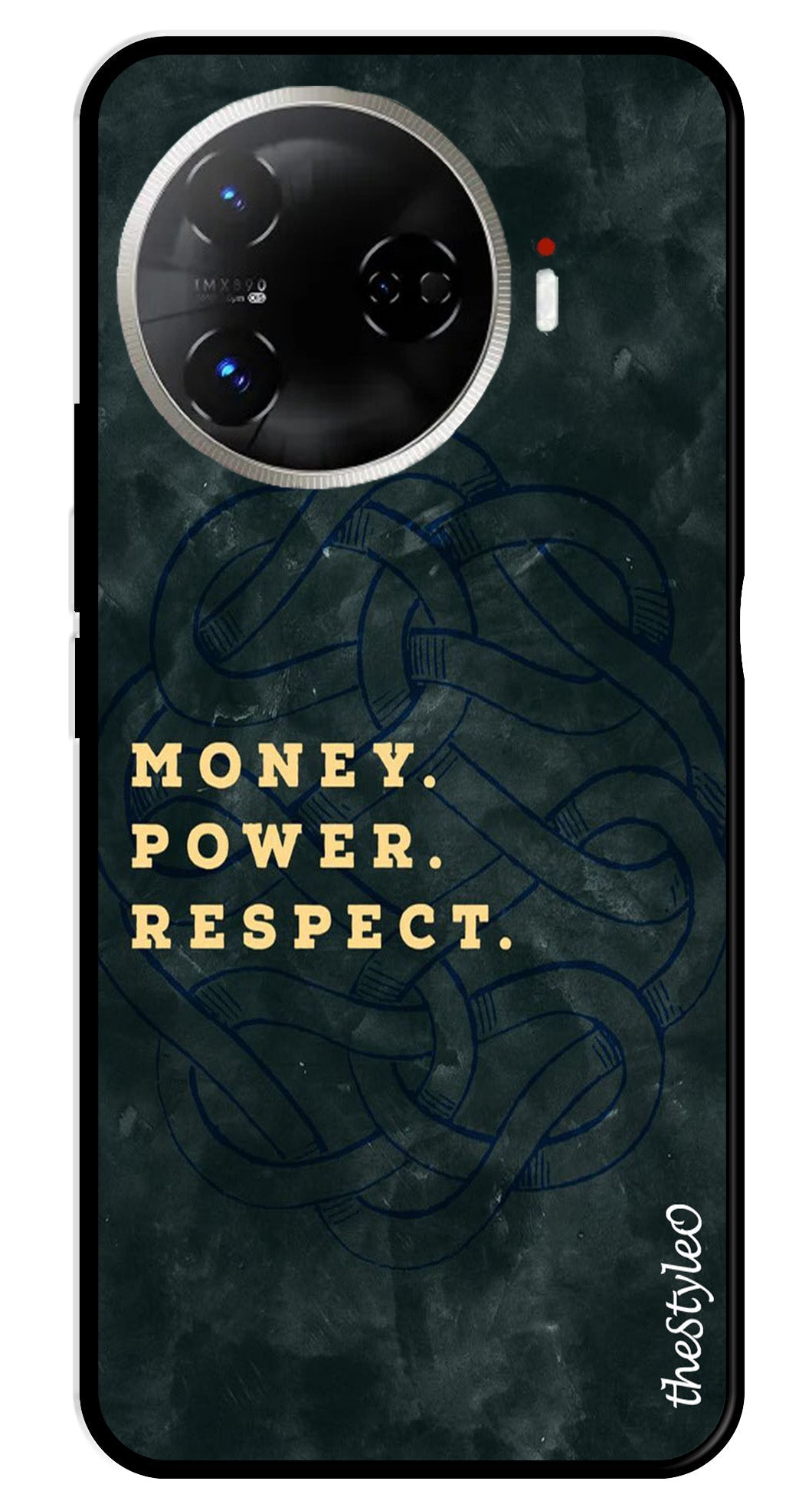 Money Power Respect Metal Mobile Case for Tecno Camon 30 Pro 5G Money Power Respect Metal Mobile Case for Tecno Camon 30 Pro 5G (Design No -79)