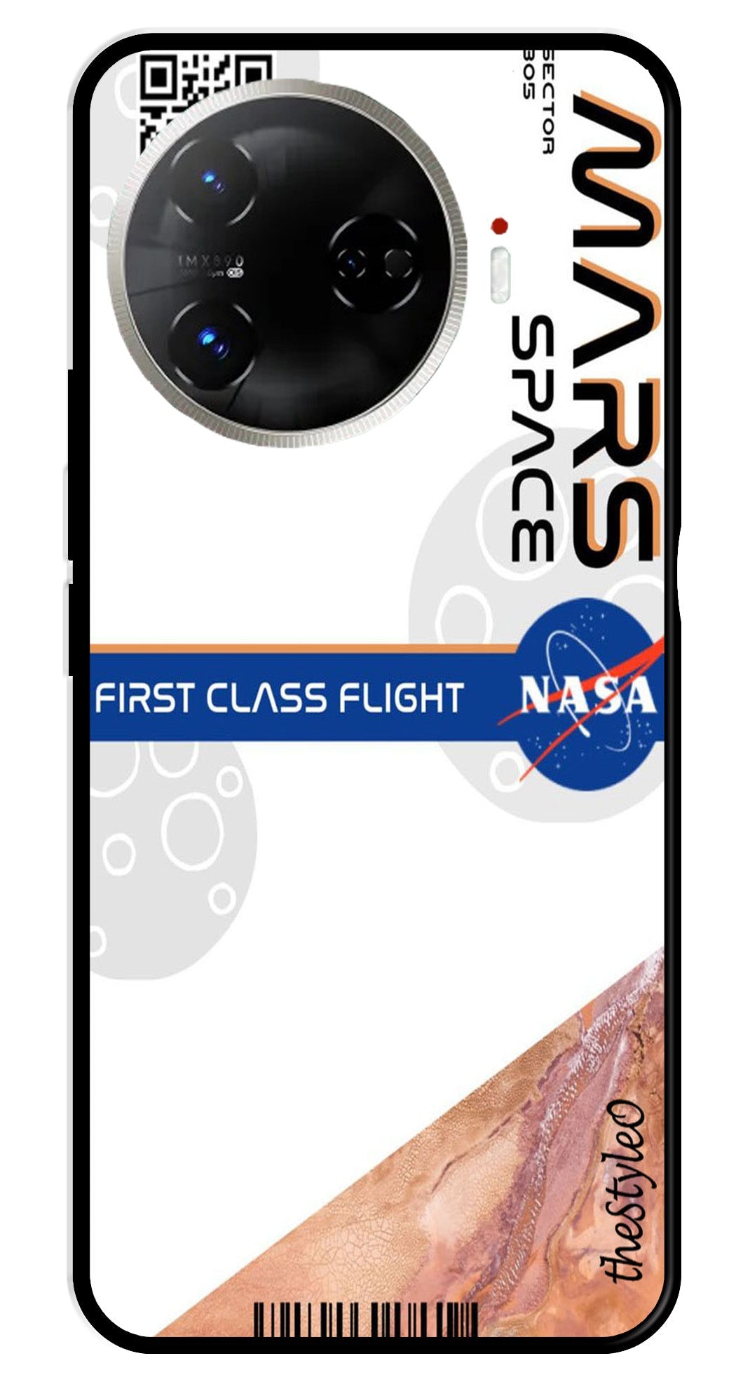 Mars Space Metal Mobile Case for Tecno Camon 30 Pro 5G Mars Space Metal Mobile Case for Tecno Camon 30 Pro 5G (Design No -81)