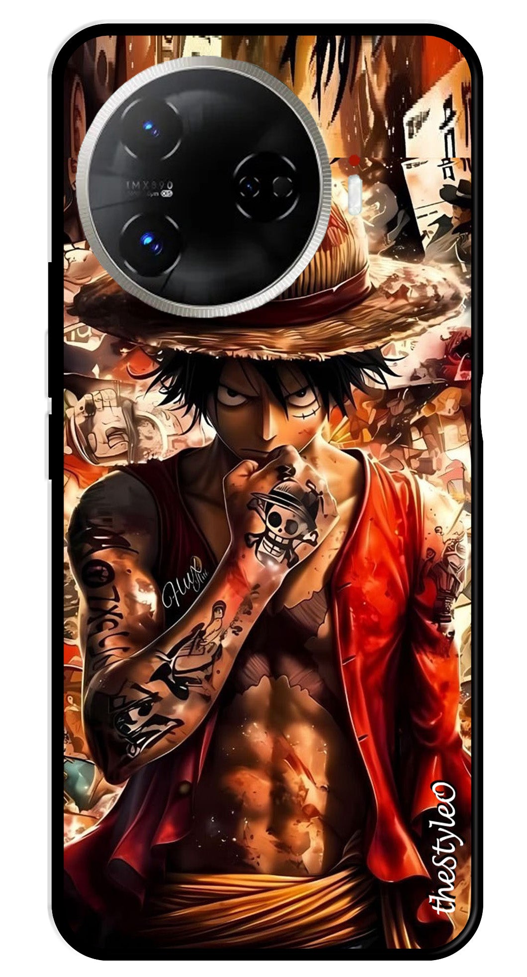 Monkey D Luffy Metal Mobile Case for Tecno Camon 30 Pro 5G Monkey D Luffy Metal Mobile Case for Tecno Camon 30 Pro 5G (Design No -83)
