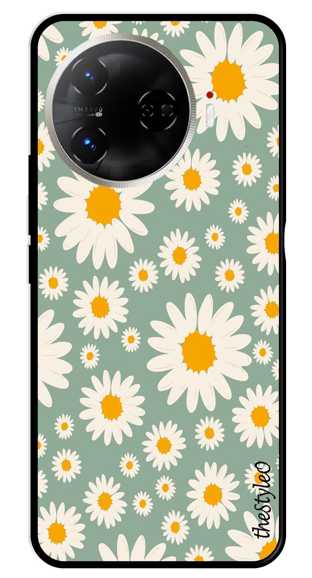 Floral Design Metal Mobile Case for Tecno Camon 30 Pro 5G Floral Design Metal Mobile Case for Tecno Camon 30 Pro 5G (Design No -87)