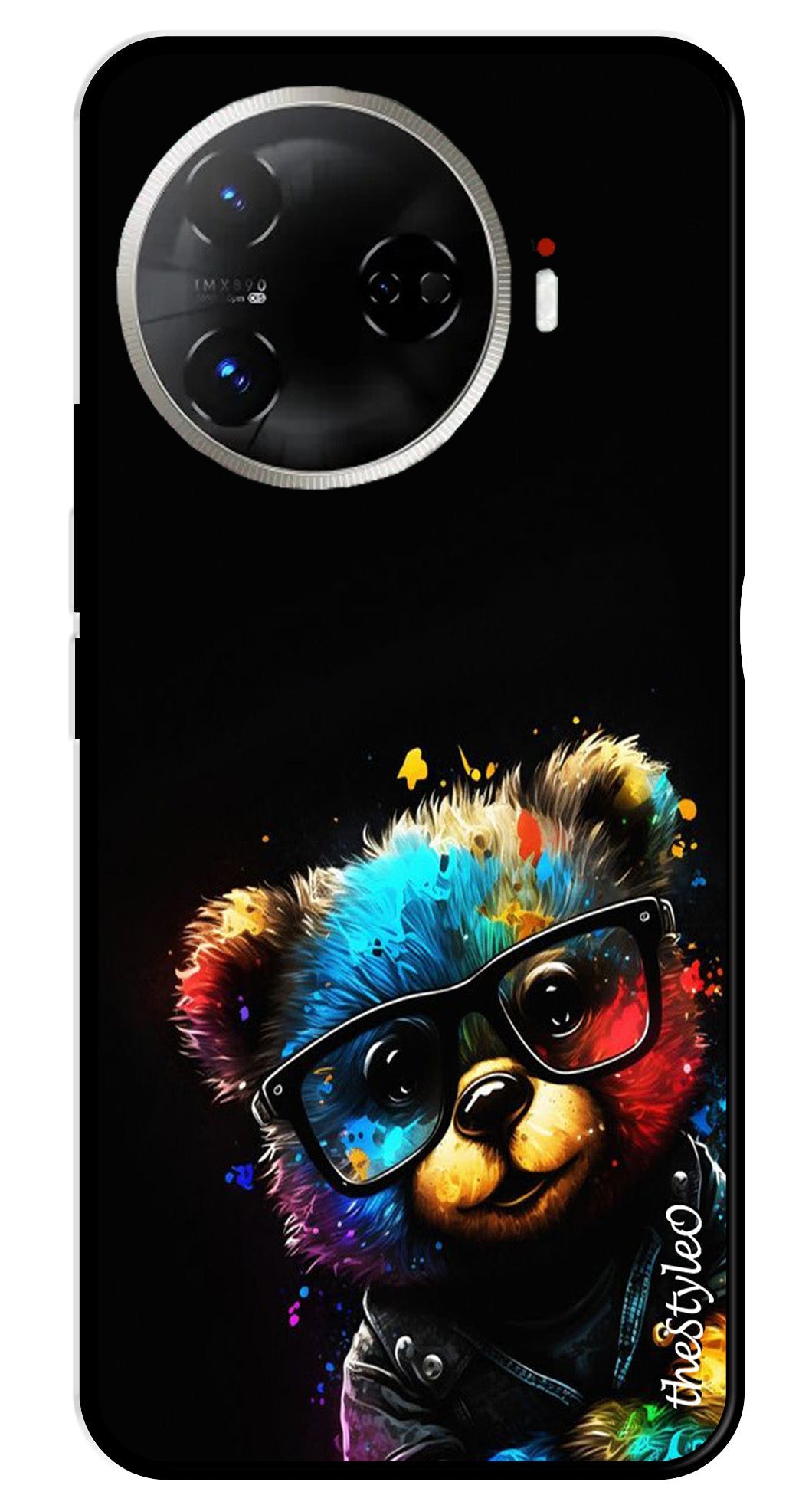 Teddy Bear Metal Mobile Case for Tecno Camon 30 Pro 5G Teddy Bear Metal Mobile Case for Tecno Camon 30 Pro 5G (Design No -94)