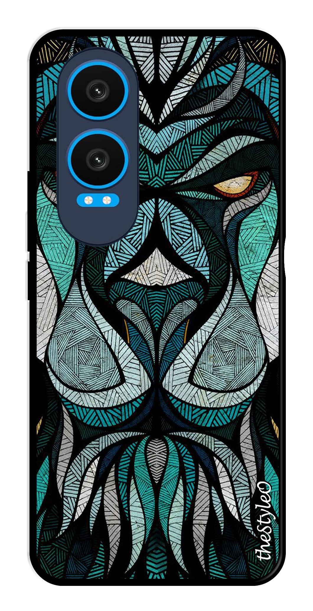 Muted Rainbow Metal Mobile Case for OnePlus Nord CE4 Lite Muted Rainbow Metal Mobile Case for OnePlus Nord CE4 Lite (Design No -39)