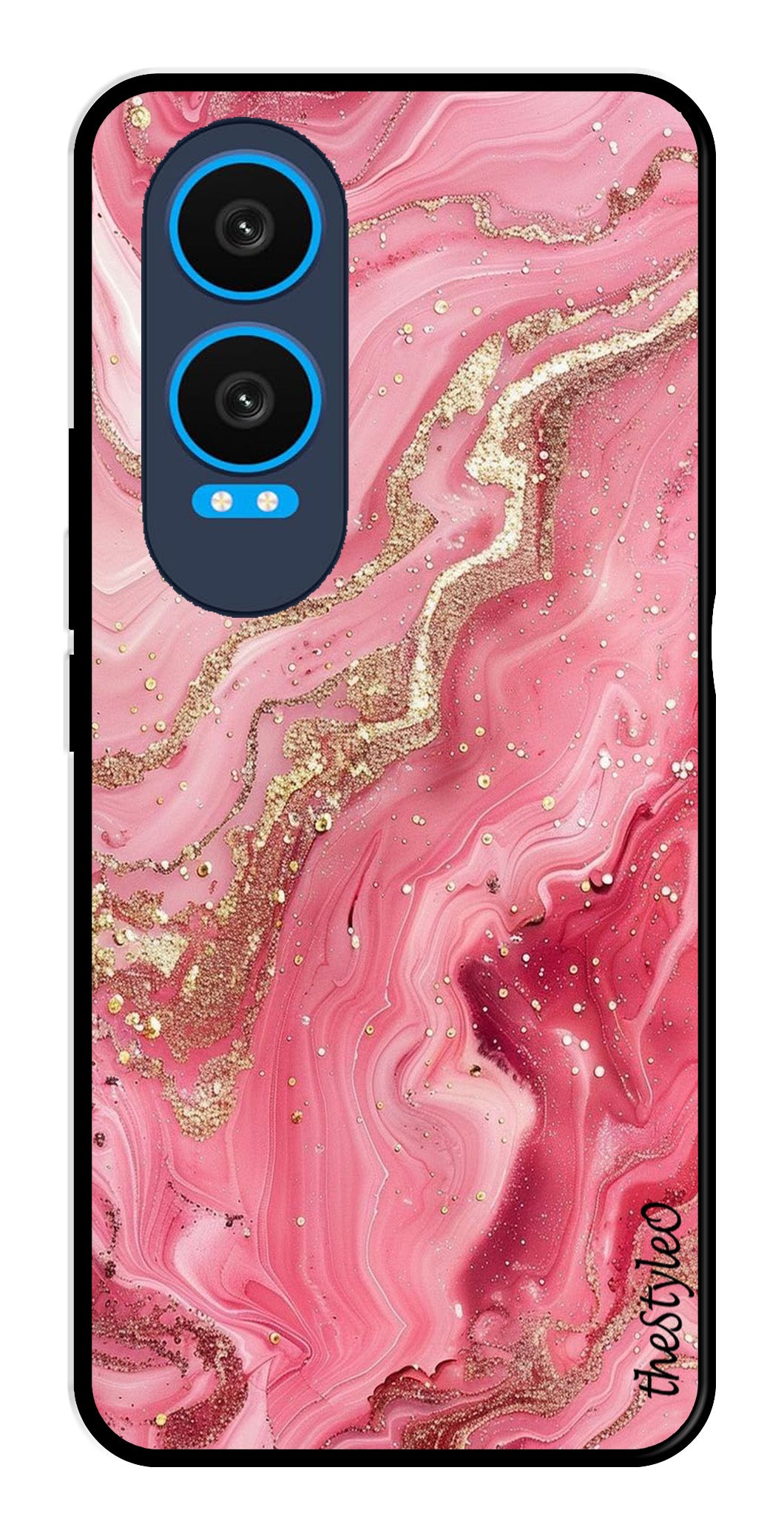 Pink Marble Metal Mobile Case for OnePlus Nord CE4 Lite Pink Marble Metal Mobile Case for OnePlus Nord CE4 Lite (Design No -66)