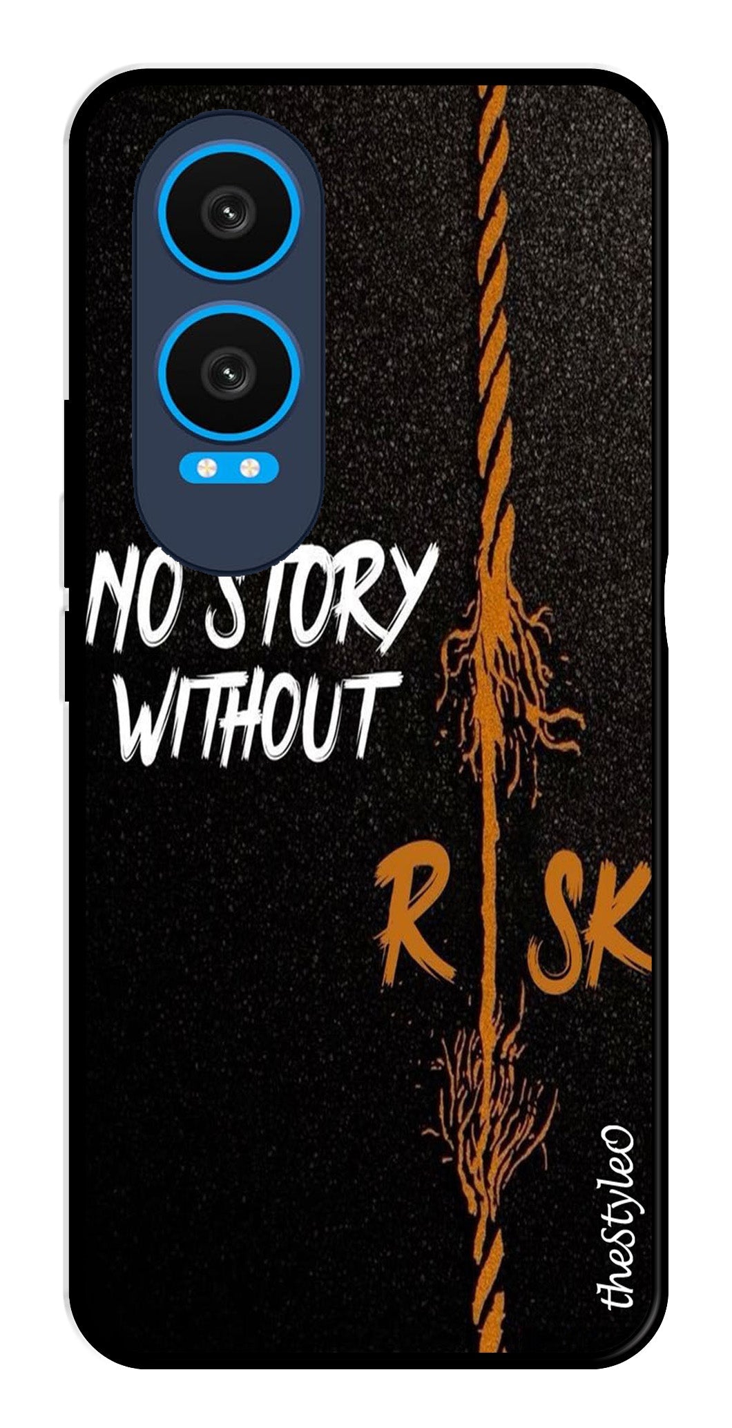 No Story without Risk Metal Mobile Case for OnePlus Nord CE4 Lite No Story without Risk Metal Mobile Case for OnePlus Nord CE4 Lite (Design No -82)