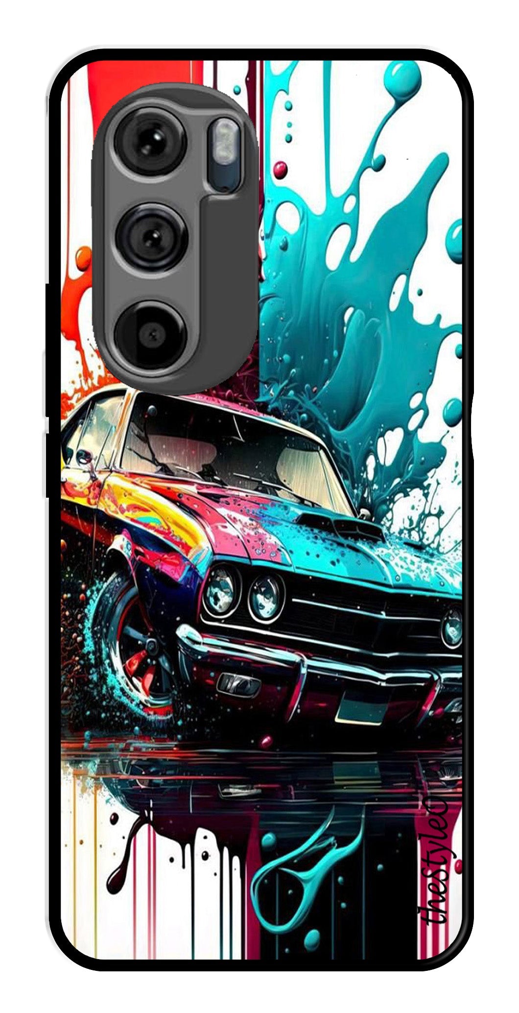 Marble Design Metal Mobile Case for Moto Edge 30 Marble Design Metal Mobile Case for Moto Edge 30 (Design No -28)