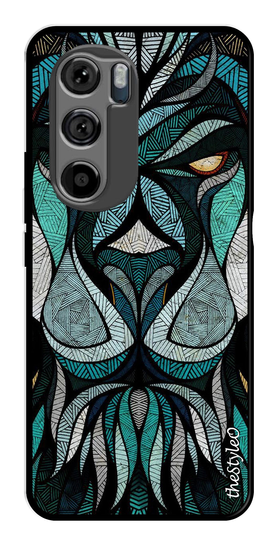 Muted Rainbow Metal Mobile Case for Moto Edge 30 Muted Rainbow Metal Mobile Case for Moto Edge 30 (Design No -39)
