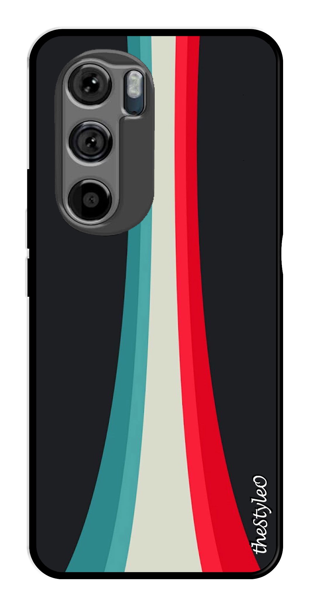 Modern Art Colorful Metal Mobile Case for Moto Edge 30 Modern Art Colorful Metal Mobile Case for Moto Edge 30 (Design No -47)
