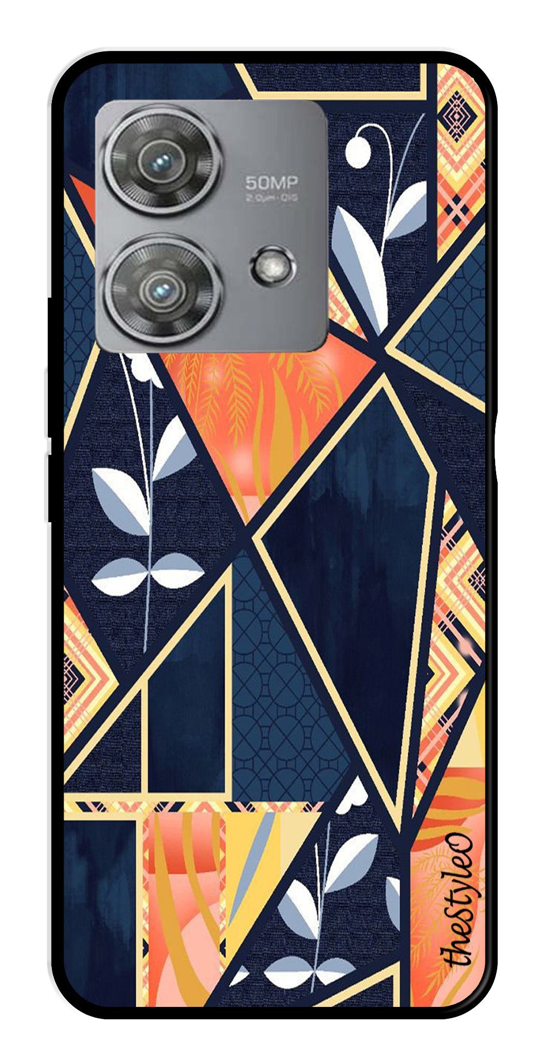 Marble Design Metal Mobile Case for Moto Edge 40 Neo 5G Marble Design Metal Mobile Case for Moto Edge 40 Neo 5G (Design No -07)