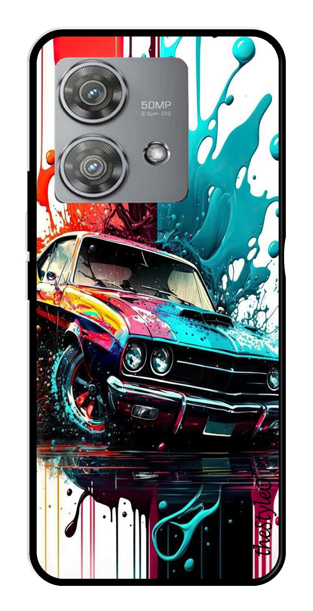 Marble Design Metal Mobile Case for Moto Edge 40 Neo 5G Marble Design Metal Mobile Case for Moto Edge 40 Neo 5G (Design No -28)