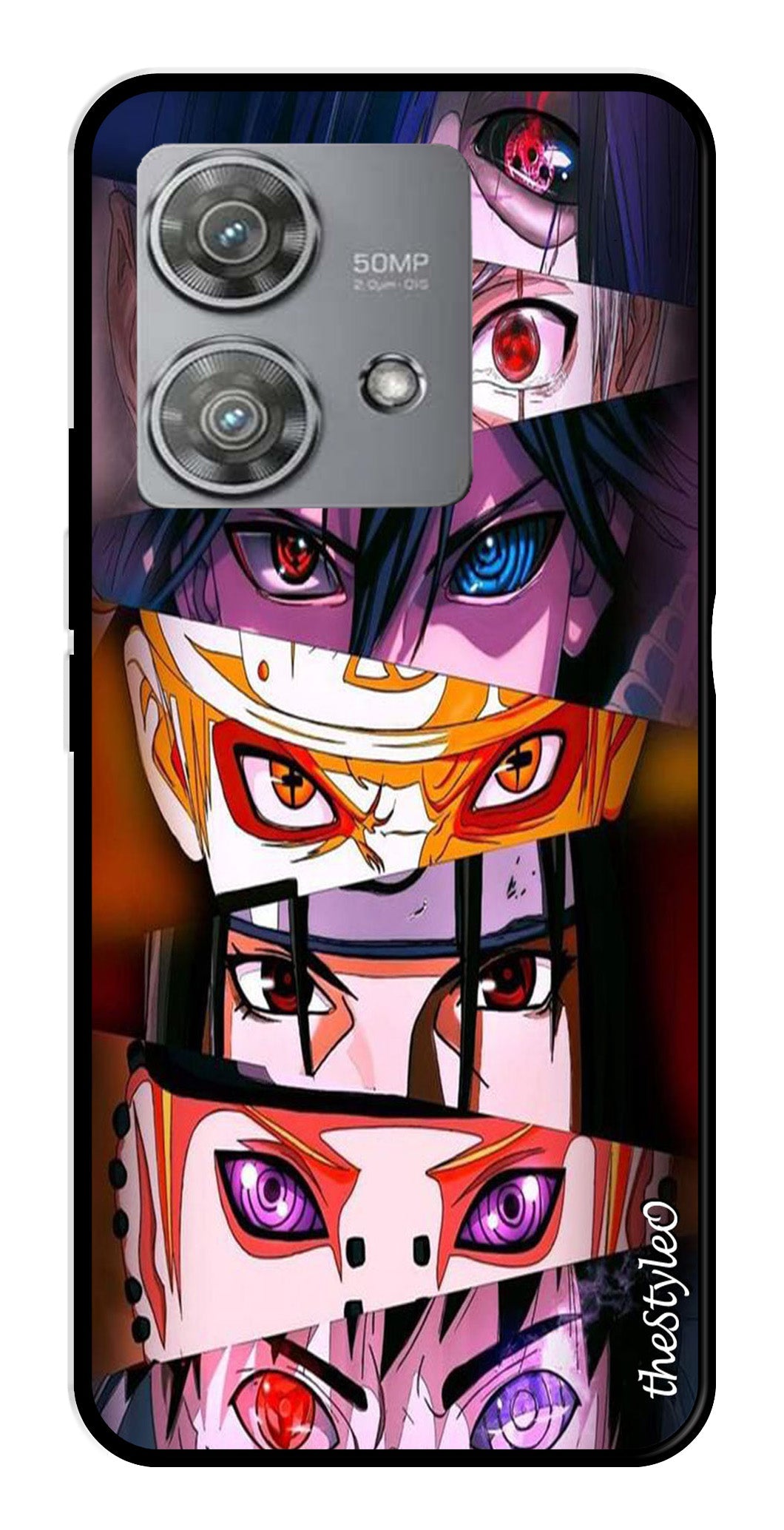 Anime Metal Mobile Case for Moto Edge 40 Neo 5G Anime Metal Mobile Case for Moto Edge 40 Neo 5G (Design No -56)