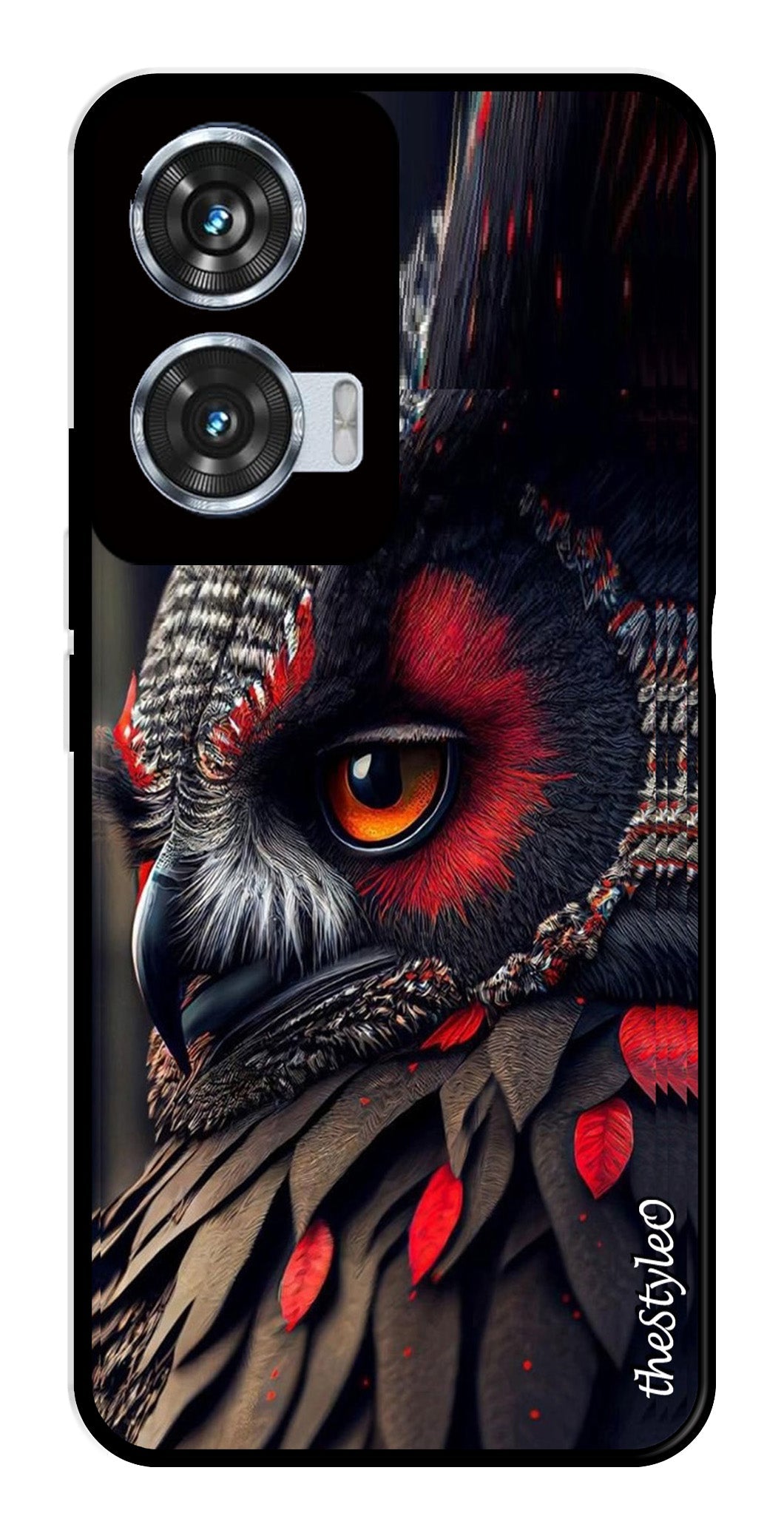 Flower Design Metal Mobile Case for Moto Edge 50 Fusion 5G Flower Design Metal Mobile Case for Moto Edge 50 Fusion 5G (Design No -25)