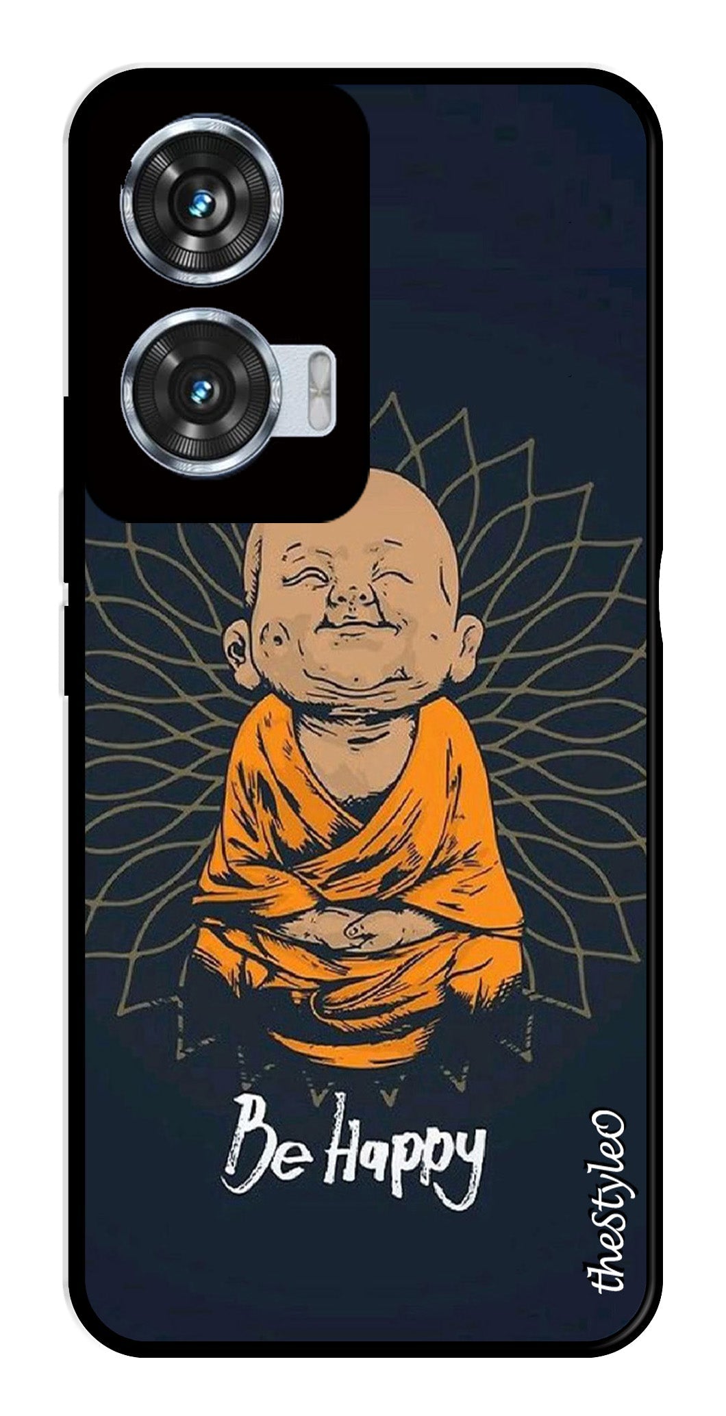 Owl Design Metal Mobile Case for Moto Edge 50 Fusion 5G Owl Design Metal Mobile Case for Moto Edge 50 Fusion 5G (Design No -26)