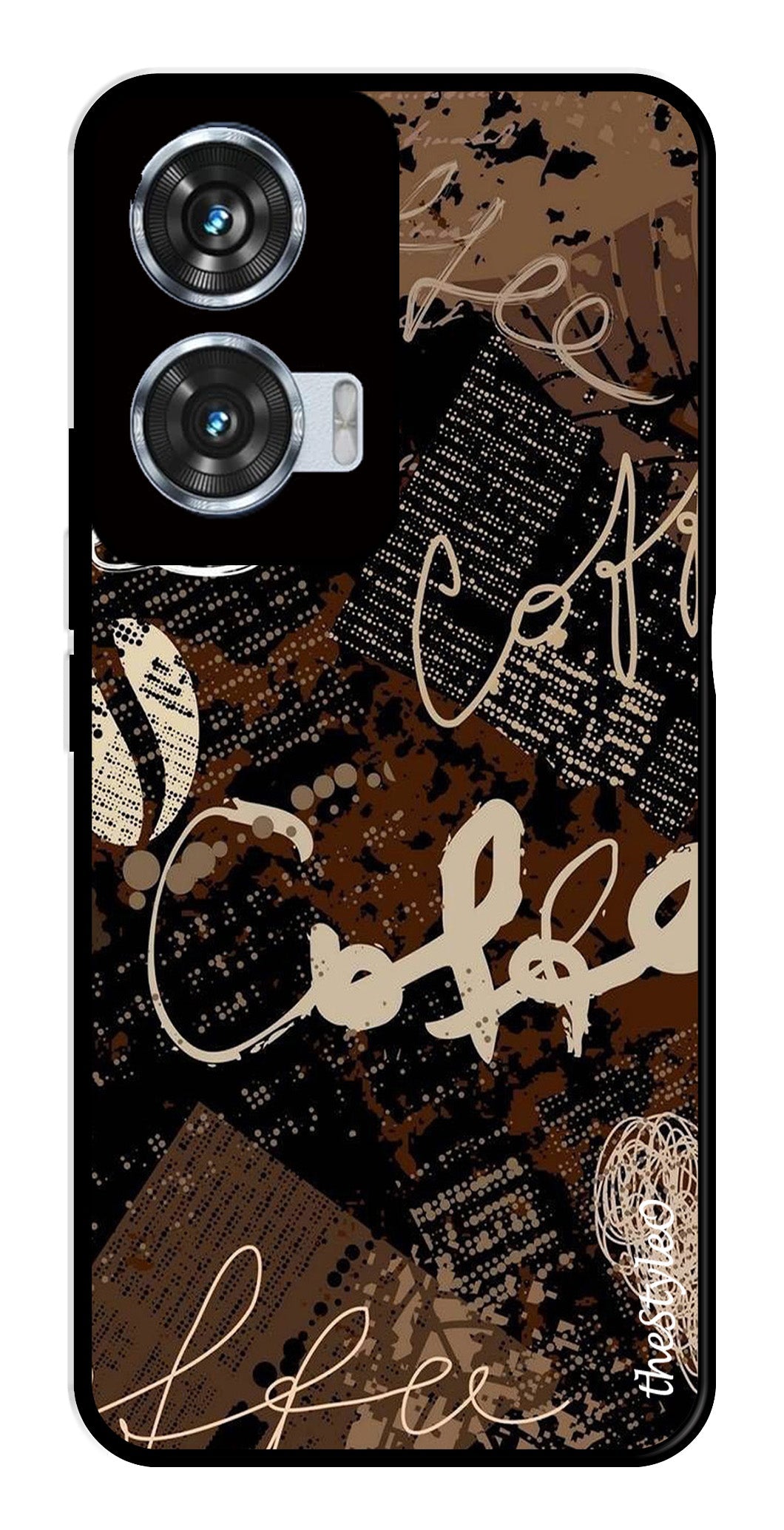 Marble Pattern Metal Mobile Case for Moto Edge 50 Fusion 5G Marble Pattern Metal Mobile Case for Moto Edge 50 Fusion 5G (Design No -36)