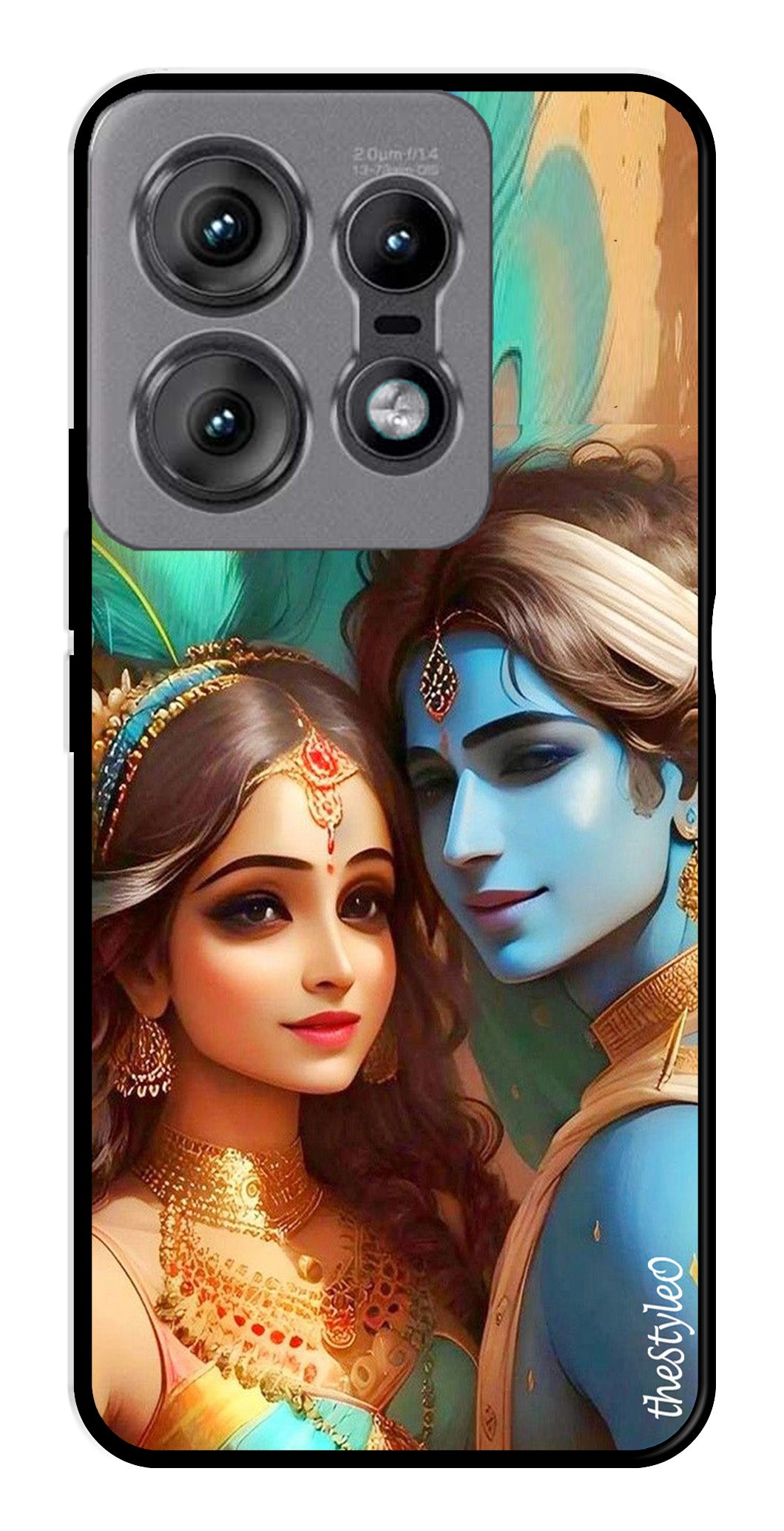 Lord Radha Krishna Metal Mobile Case for Moto Edge 50 Pro 5G Lord Radha Krishna Metal Mobile Case for Moto Edge 50 Pro 5G (Design No -01)