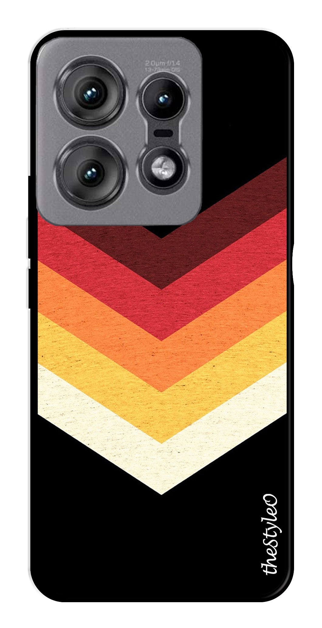 MultiColor Arrow Metal Mobile Case for Moto Edge 50 Pro 5G MultiColor Arrow Metal Mobile Case for Moto Edge 50 Pro 5G (Design No -04)
