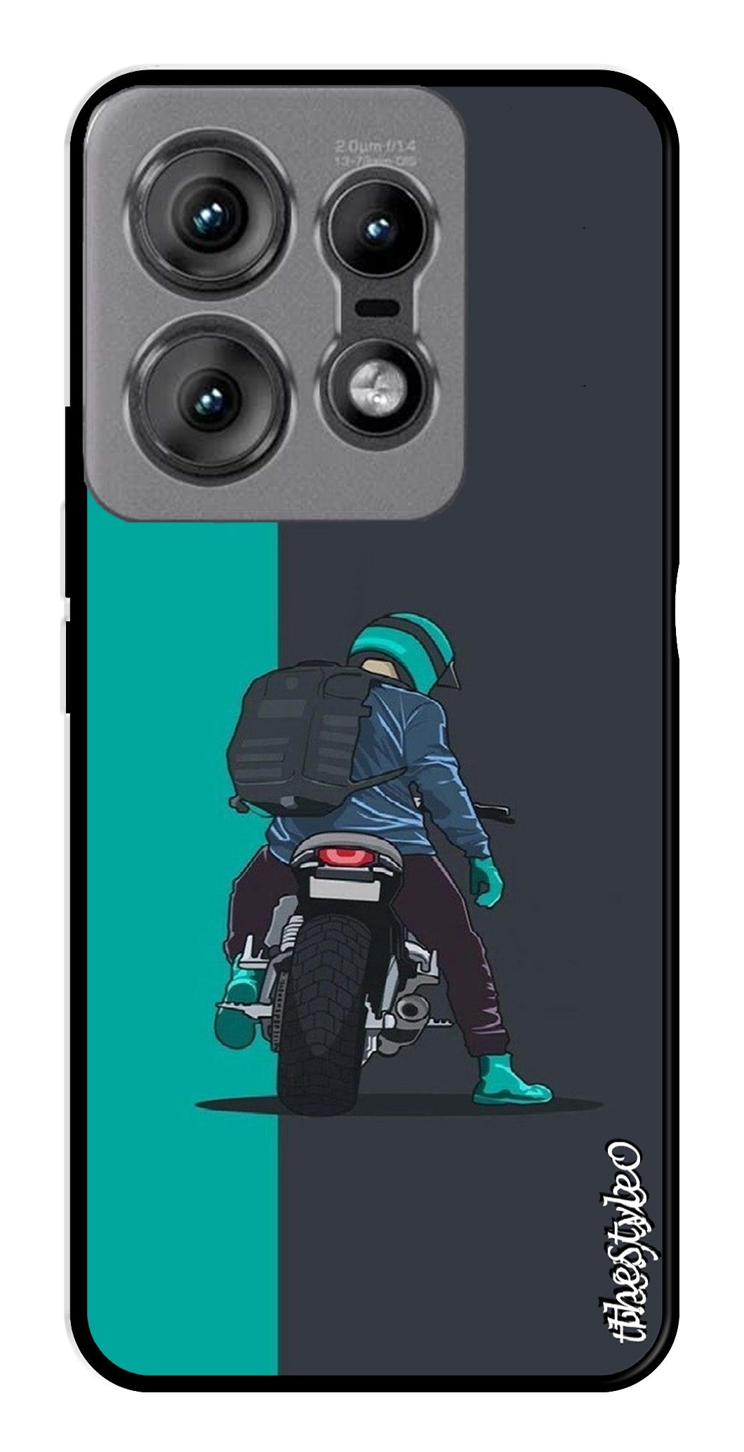 Bike Lover Metal Mobile Case for Moto Edge 50 Pro 5G Bike Lover Metal Mobile Case for Moto Edge 50 Pro 5G (Design No -05)