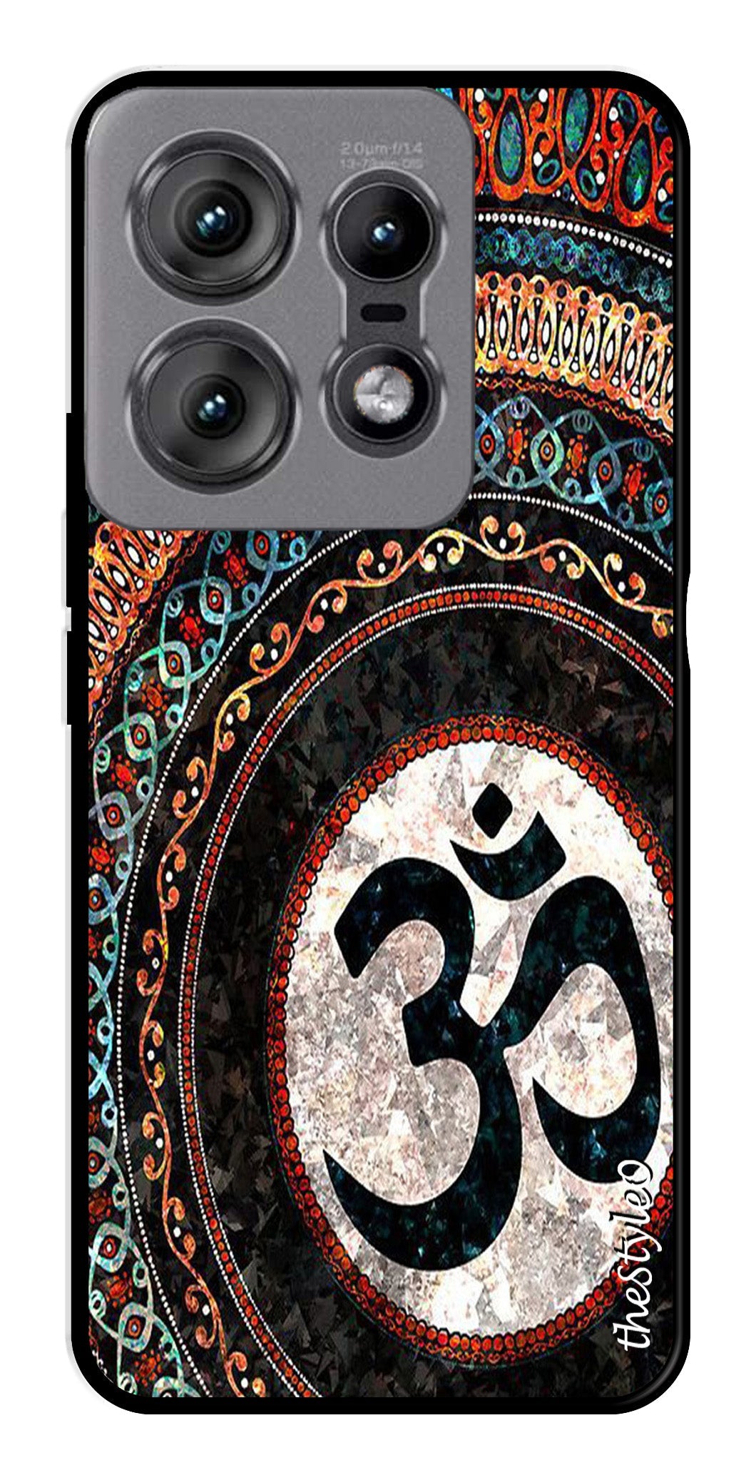 Leafs Design Metal Mobile Case for Moto Edge 50 Pro 5G Leafs Design Metal Mobile Case for Moto Edge 50 Pro 5G (Design No -14)