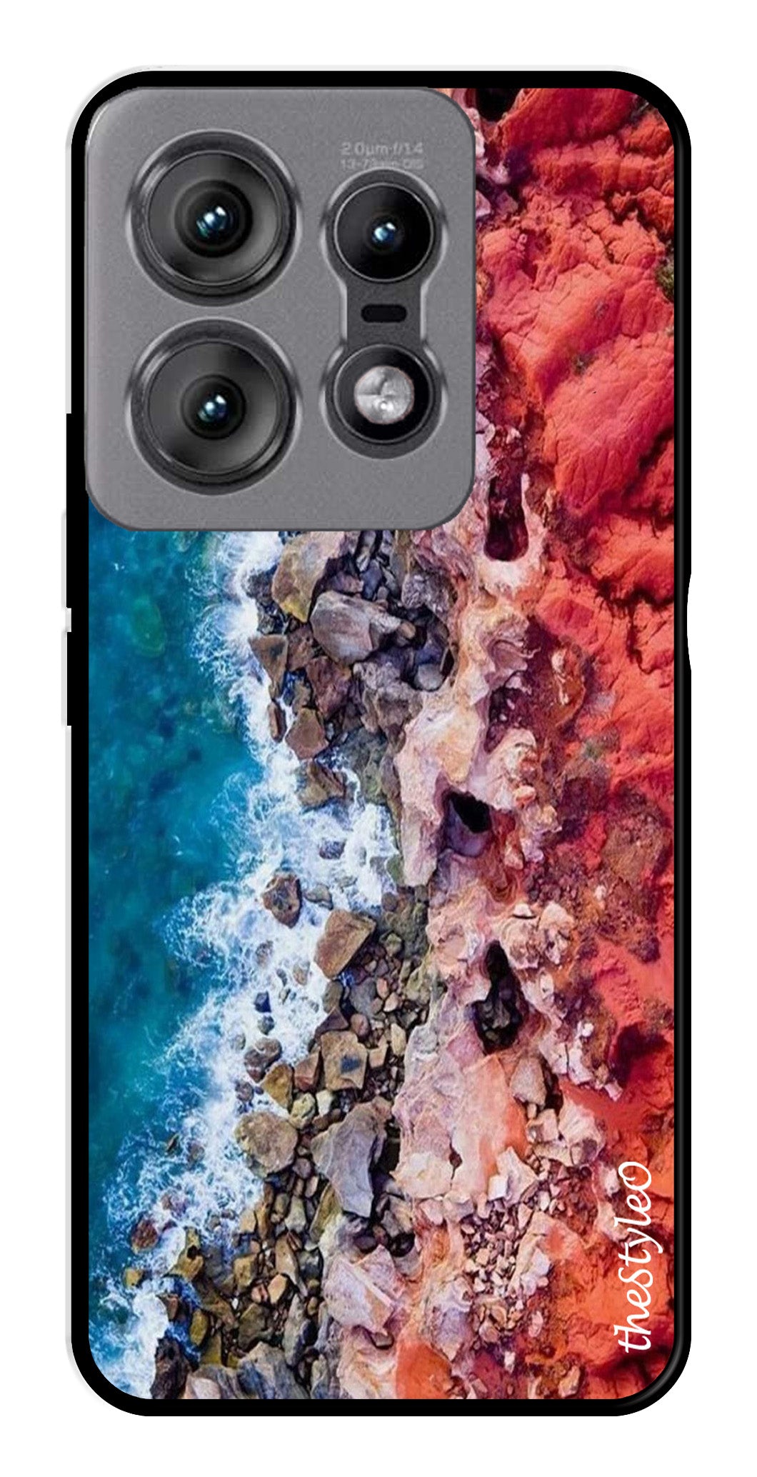 MultiColor Pattern Metal Mobile Case for Moto Edge 50 Pro 5G MultiColor Pattern Metal Mobile Case for Moto Edge 50 Pro 5G (Design No -17)