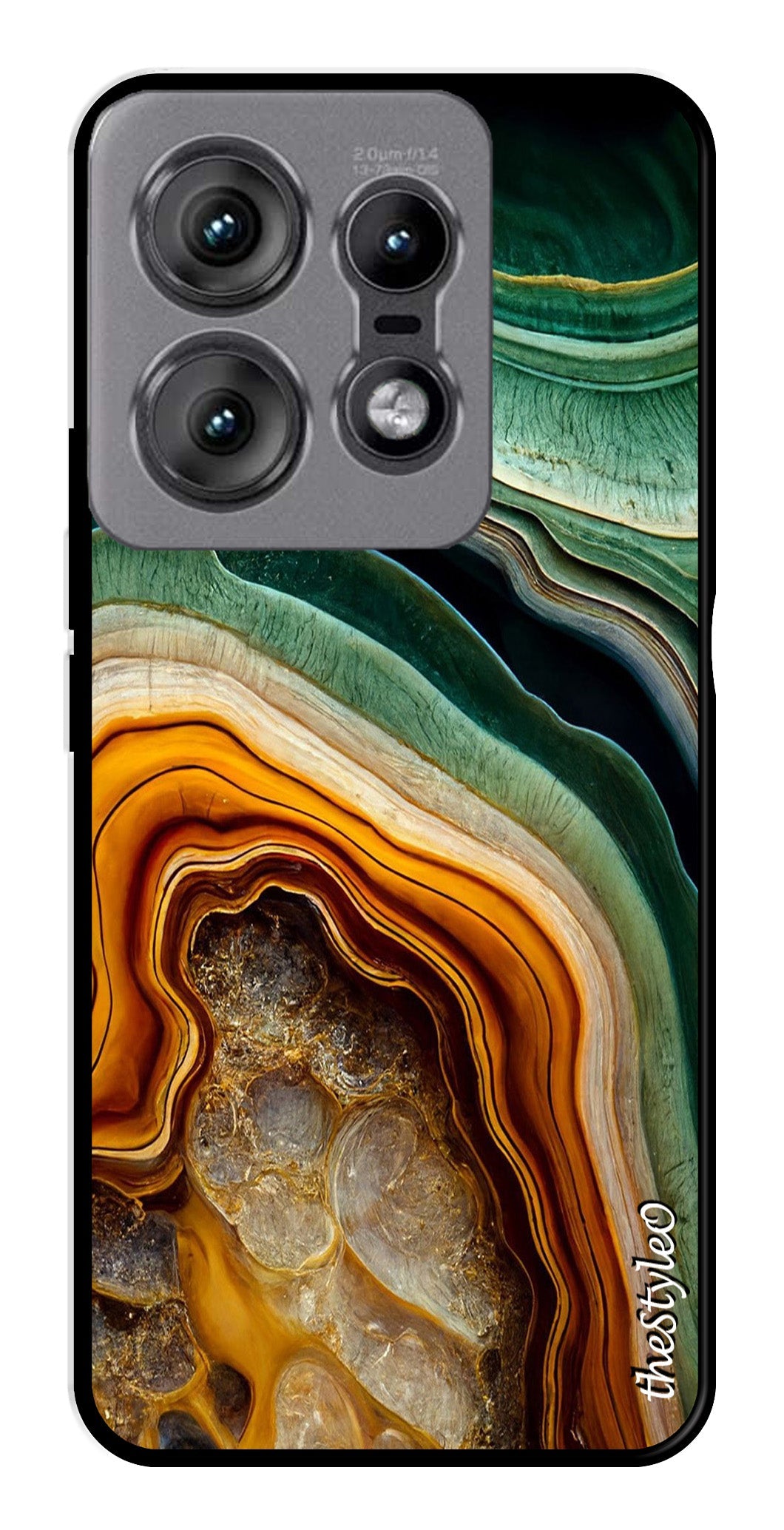 Be Happy Metal Mobile Case for Moto Edge 50 Pro 5G Be Happy Metal Mobile Case for Moto Edge 50 Pro 5G (Design No -27)