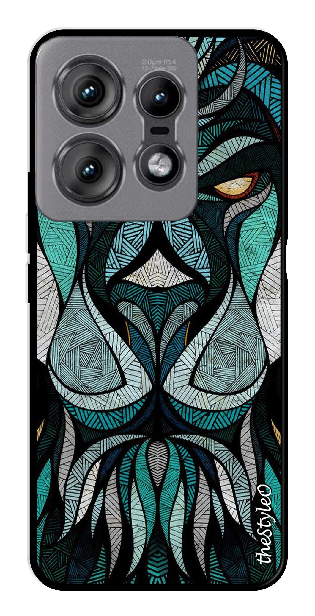 Muted Rainbow Metal Mobile Case for Moto Edge 50 Pro 5G Muted Rainbow Metal Mobile Case for Moto Edge 50 Pro 5G (Design No -39)