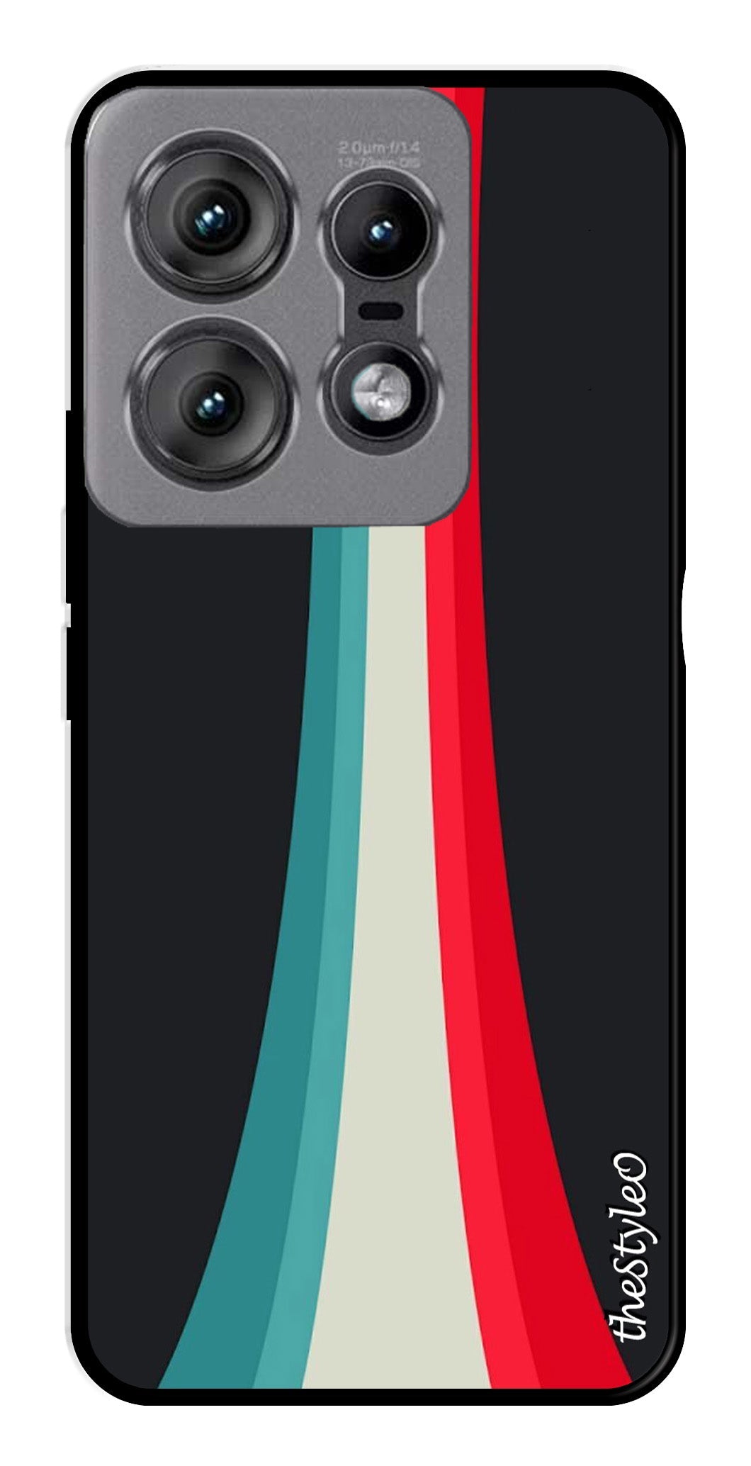 Modern Art Colorful Metal Mobile Case for Moto Edge 50 Pro 5G Modern Art Colorful Metal Mobile Case for Moto Edge 50 Pro 5G (Design No -47)