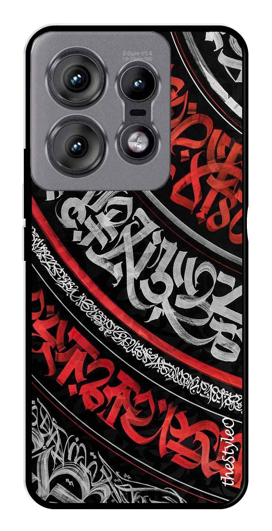 Modern Art Colorful Metal Mobile Case for Moto Edge 50 Pro 5G Modern Art Colorful Metal Mobile Case for Moto Edge 50 Pro 5G (Design No -48)