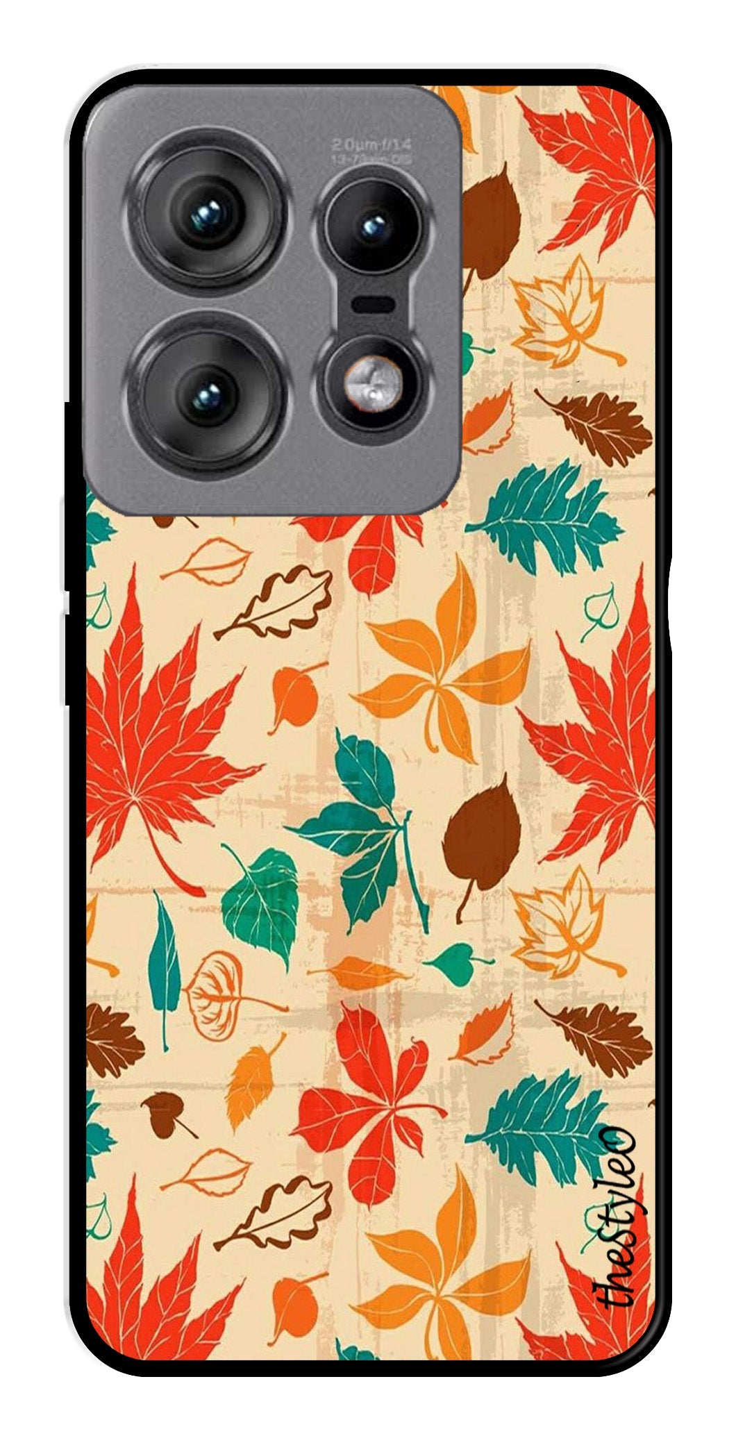Autumn leaves Metal Mobile Case for Moto Edge 50 Pro 5G Autumn leaves Metal Mobile Case for Moto Edge 50 Pro 5G (Design No -55)