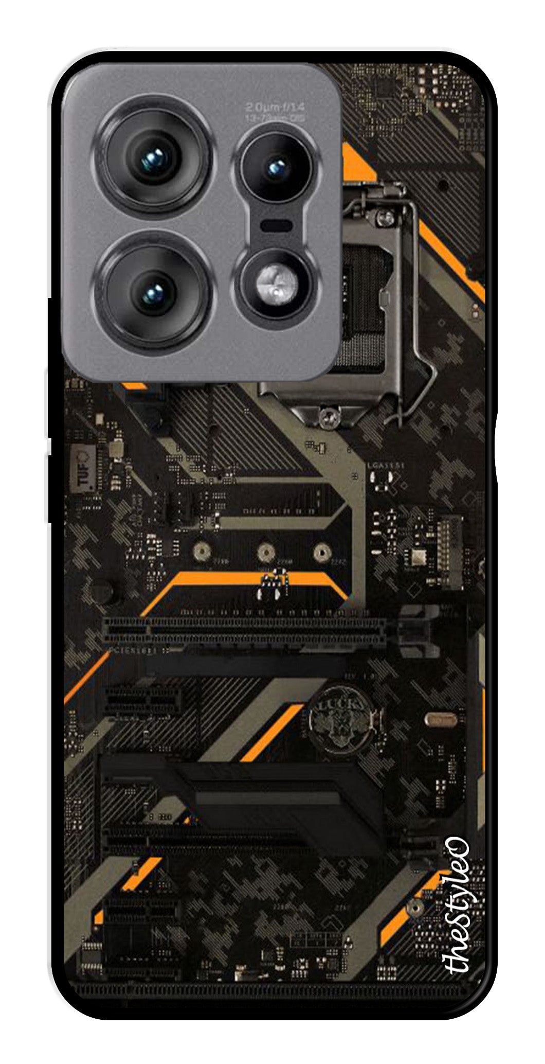 Circuit Design Metal Mobile Case for Moto Edge 50 Pro 5G Circuit Design Metal Mobile Case for Moto Edge 50 Pro 5G (Design No -63)