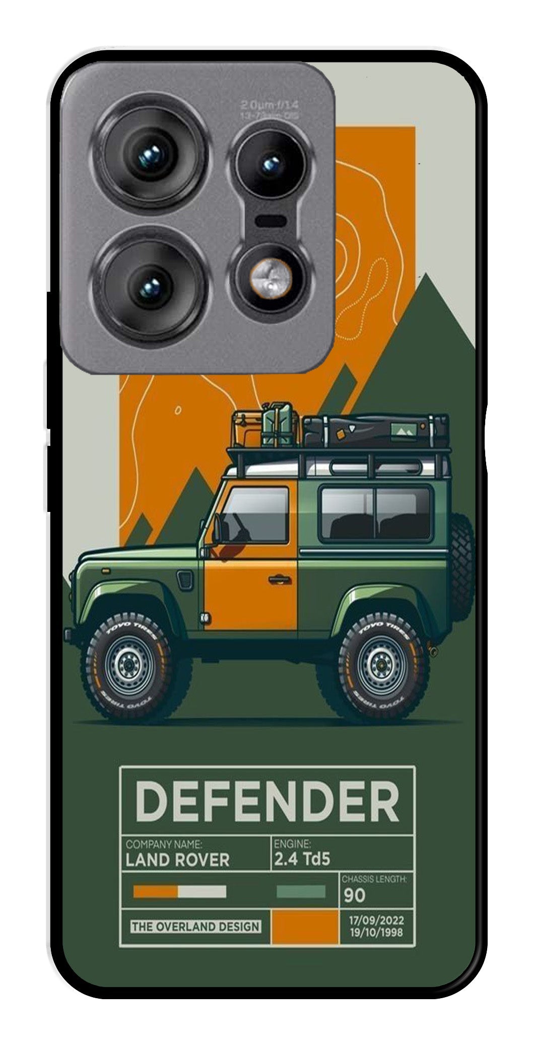 Defender Metal Mobile Case for Moto Edge 50 Pro 5G Defender Metal Mobile Case for Moto Edge 50 Pro 5G (Design No -72)