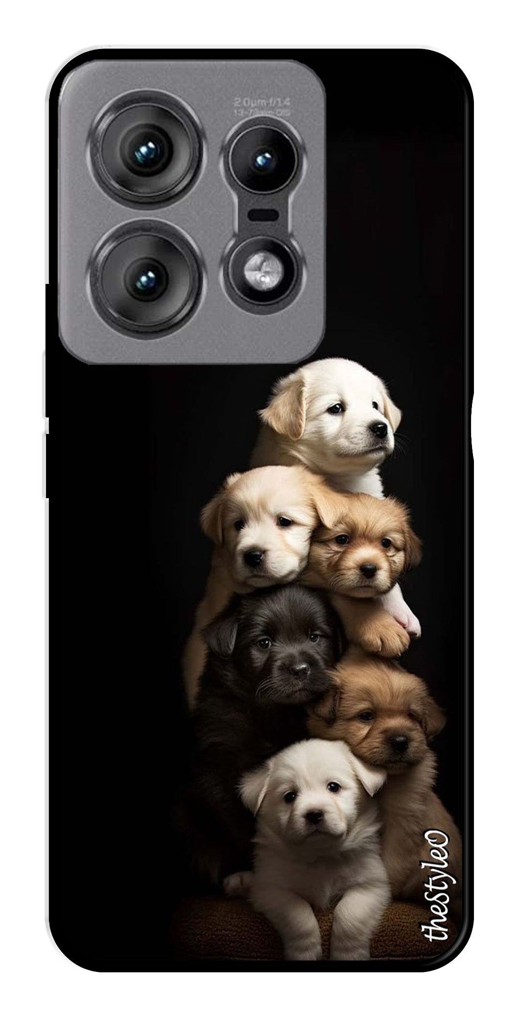 Dog lovers Metal Mobile Case for Moto Edge 50 Pro 5G Dog lovers Metal Mobile Case for Moto Edge 50 Pro 5G (Design No -88)