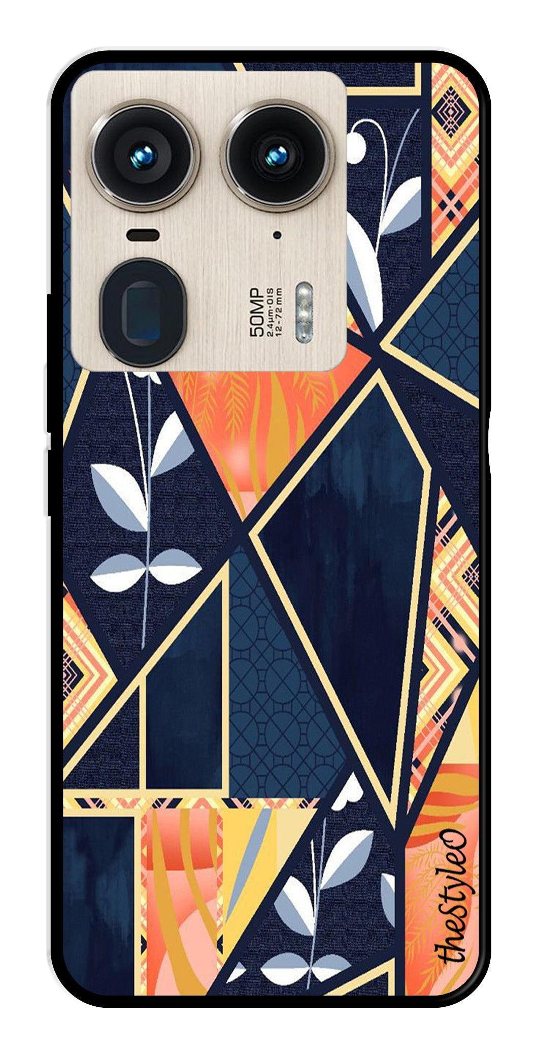 Marble Design Metal Mobile Case for Moto Edge 50 Ultra 5G Marble Design Metal Mobile Case for Moto Edge 50 Ultra 5G (Design No -07)