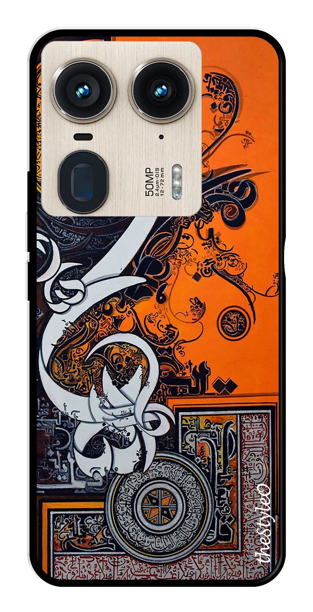Oum Design Metal Mobile Case for Moto Edge 50 Ultra 5G Oum Design Metal Mobile Case for Moto Edge 50 Ultra 5G (Design No -15)