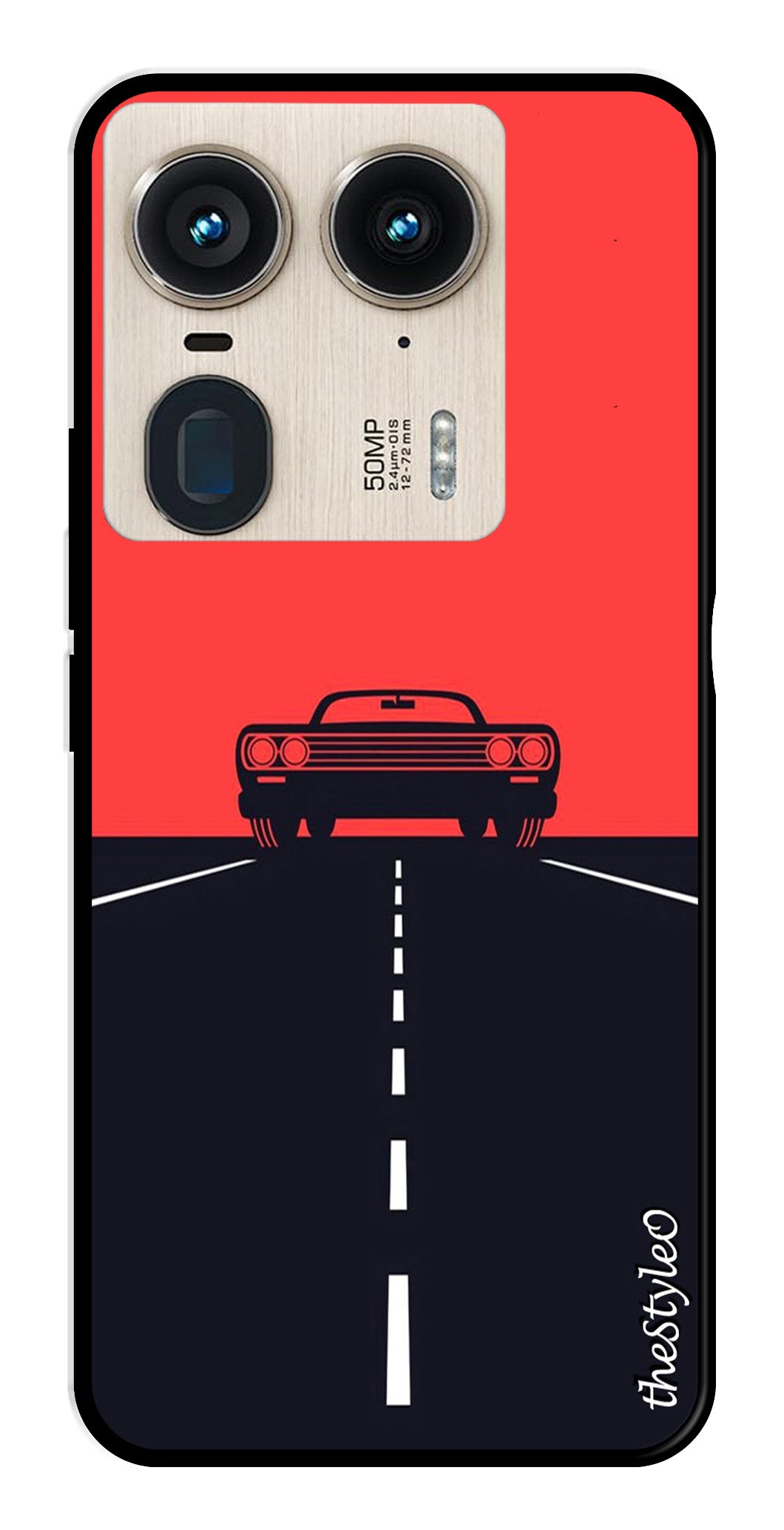 Owls Pattern Metal Mobile Case for Moto Edge 50 Ultra 5G Owls Pattern Metal Mobile Case for Moto Edge 50 Ultra 5G (Design No -20)