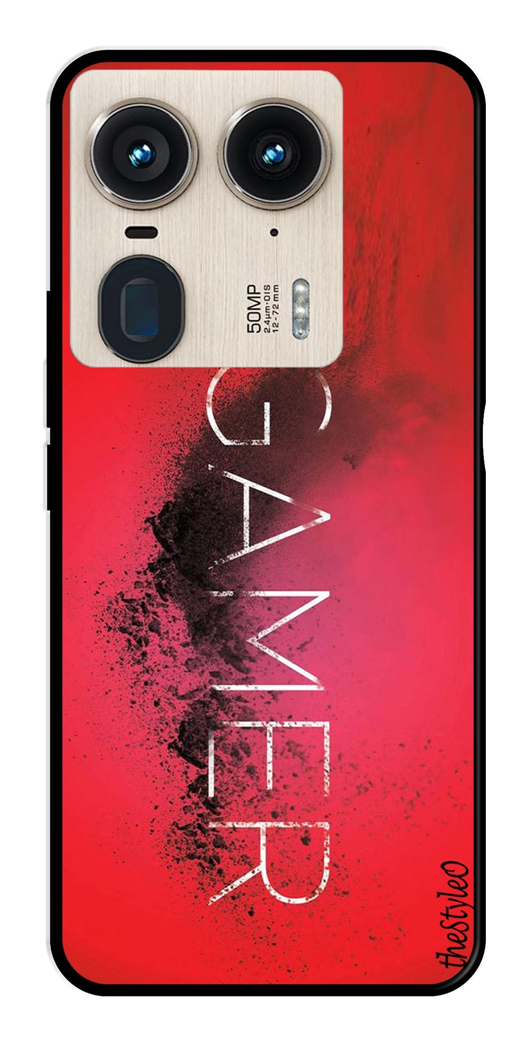 Lion Pattern Metal Mobile Case for Moto Edge 50 Ultra 5G Lion Pattern Metal Mobile Case for Moto Edge 50 Ultra 5G (Design No -40)