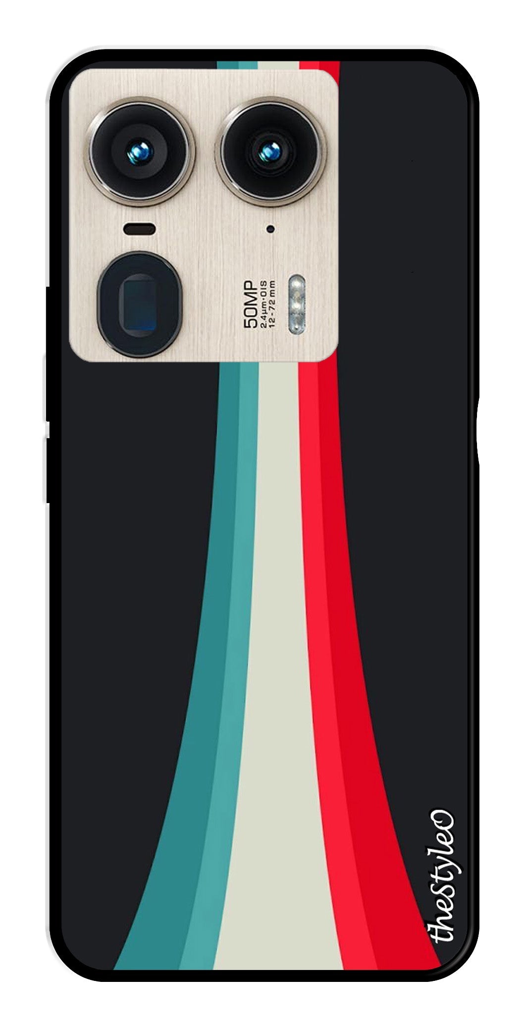 Modern Art Colorful Metal Mobile Case for Moto Edge 50 Ultra 5G Modern Art Colorful Metal Mobile Case for Moto Edge 50 Ultra 5G (Design No -47)