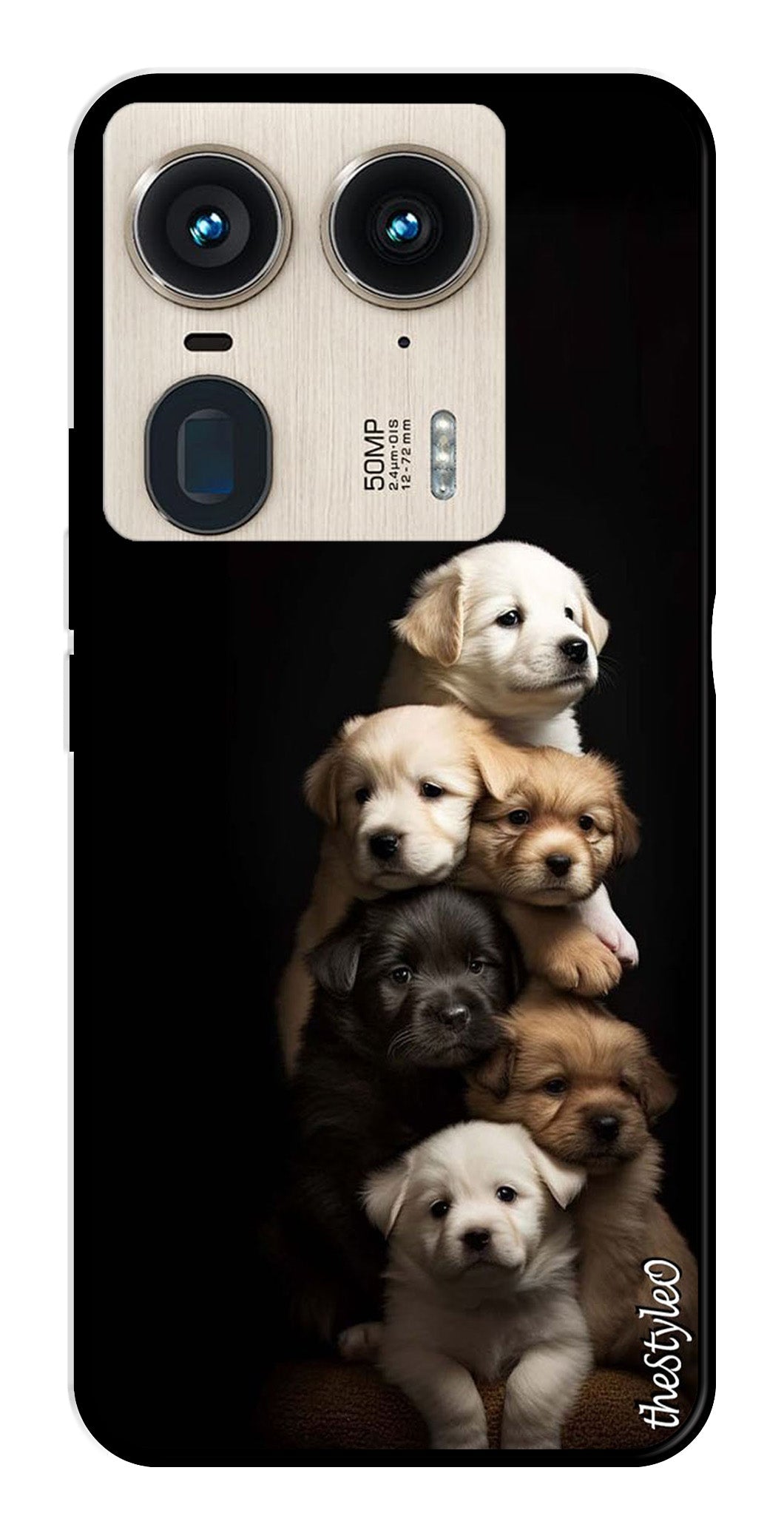 Dog lovers Metal Mobile Case for Moto Edge 50 Ultra 5G Dog lovers Metal Mobile Case for Moto Edge 50 Ultra 5G (Design No -88)