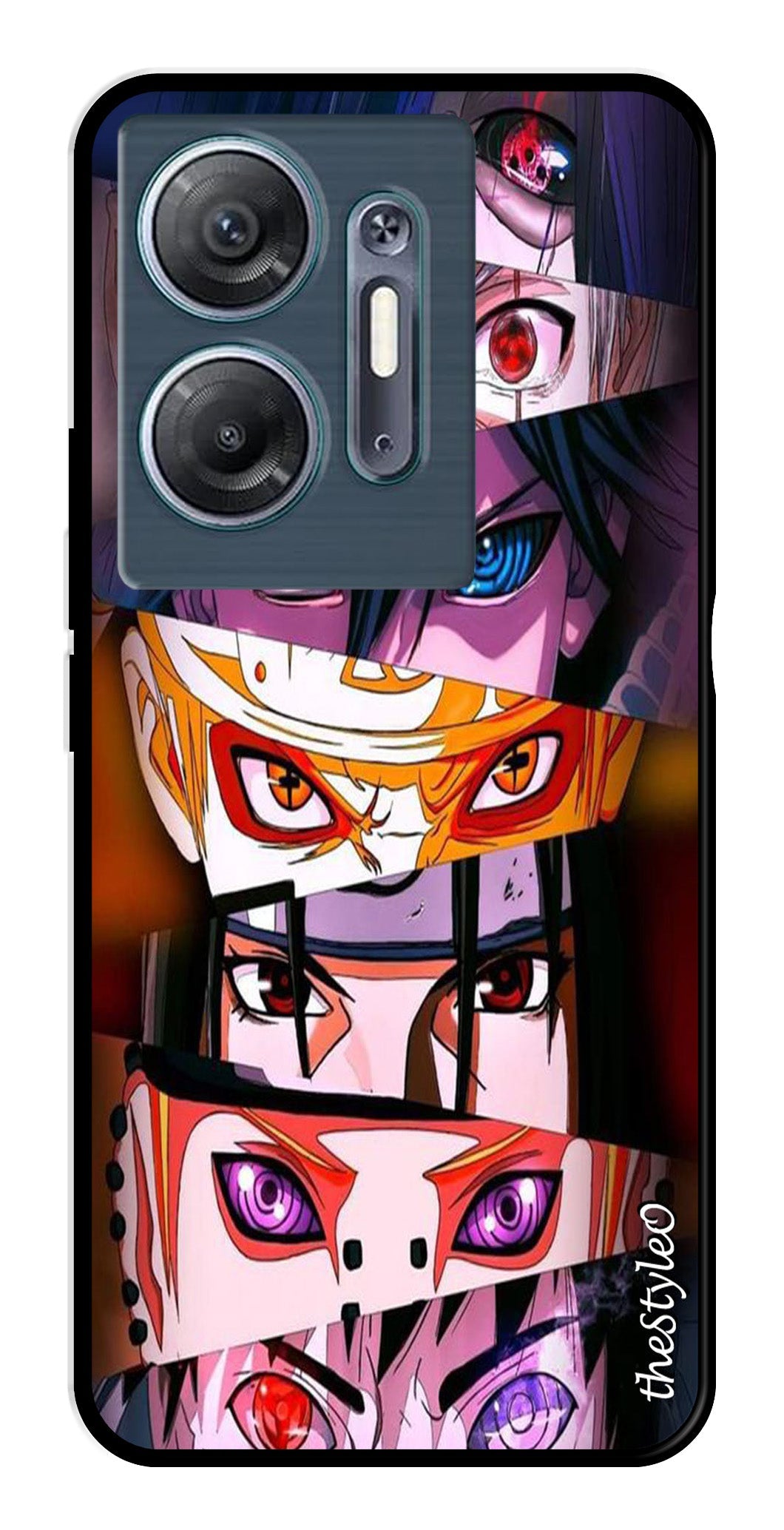 Anime Metal Mobile Case for Infinix Hot 30 5G (Design No -56)