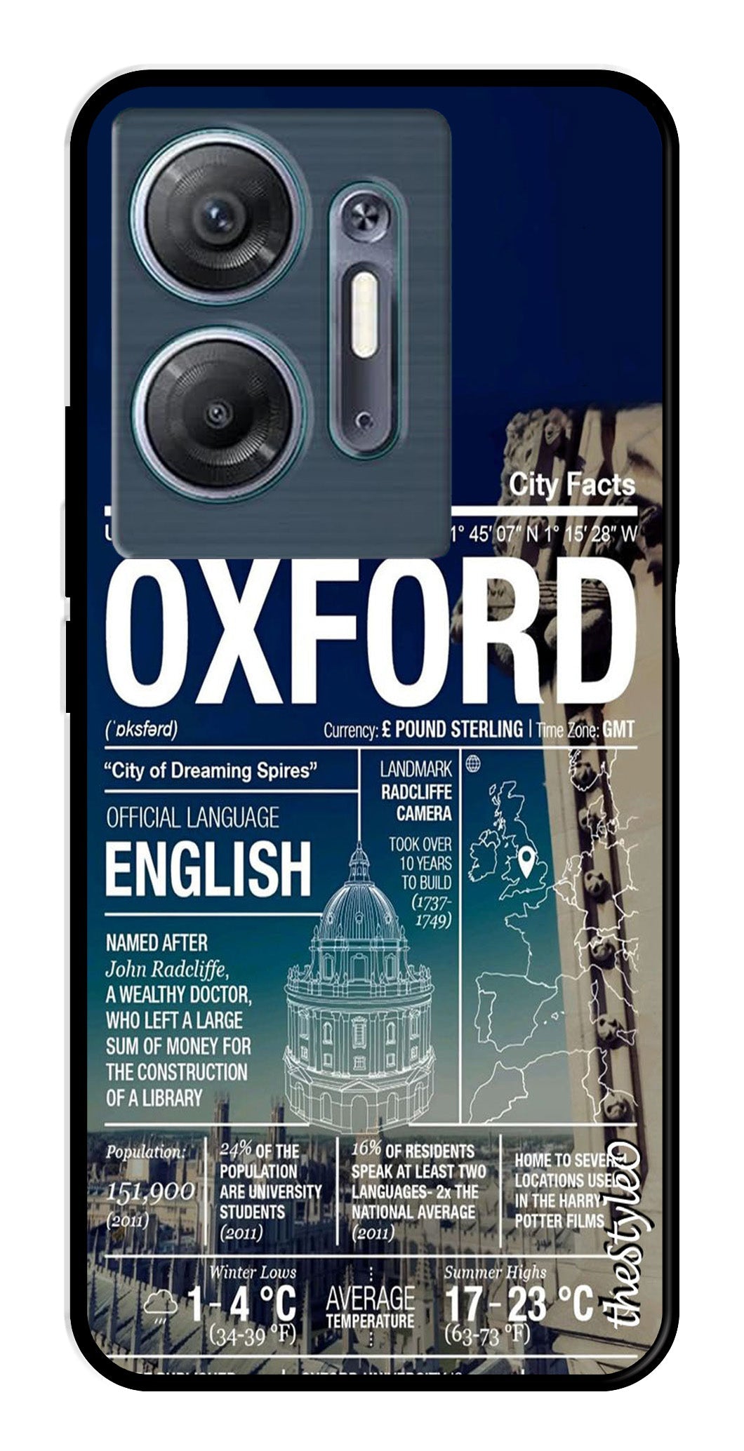 Oxford Metal Mobile Case for Infinix Hot 30 5G Oxford Metal Mobile Case for Infinix Hot 30 5G (Design No -70)