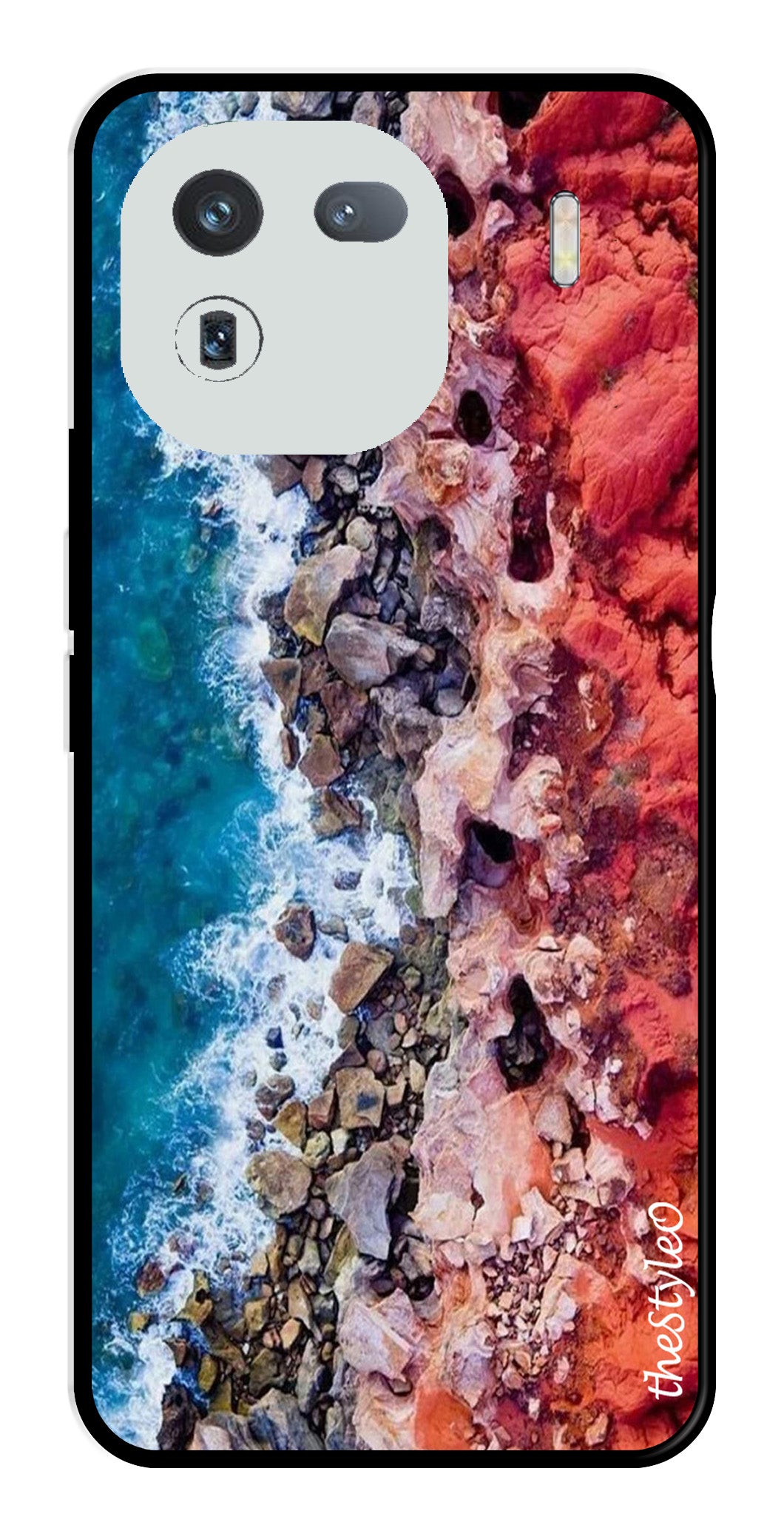 MultiColor Pattern Metal Mobile Case for iQOO 12 5G MultiColor Pattern Metal Mobile Case for iQOO 12 5G (Design No -17)