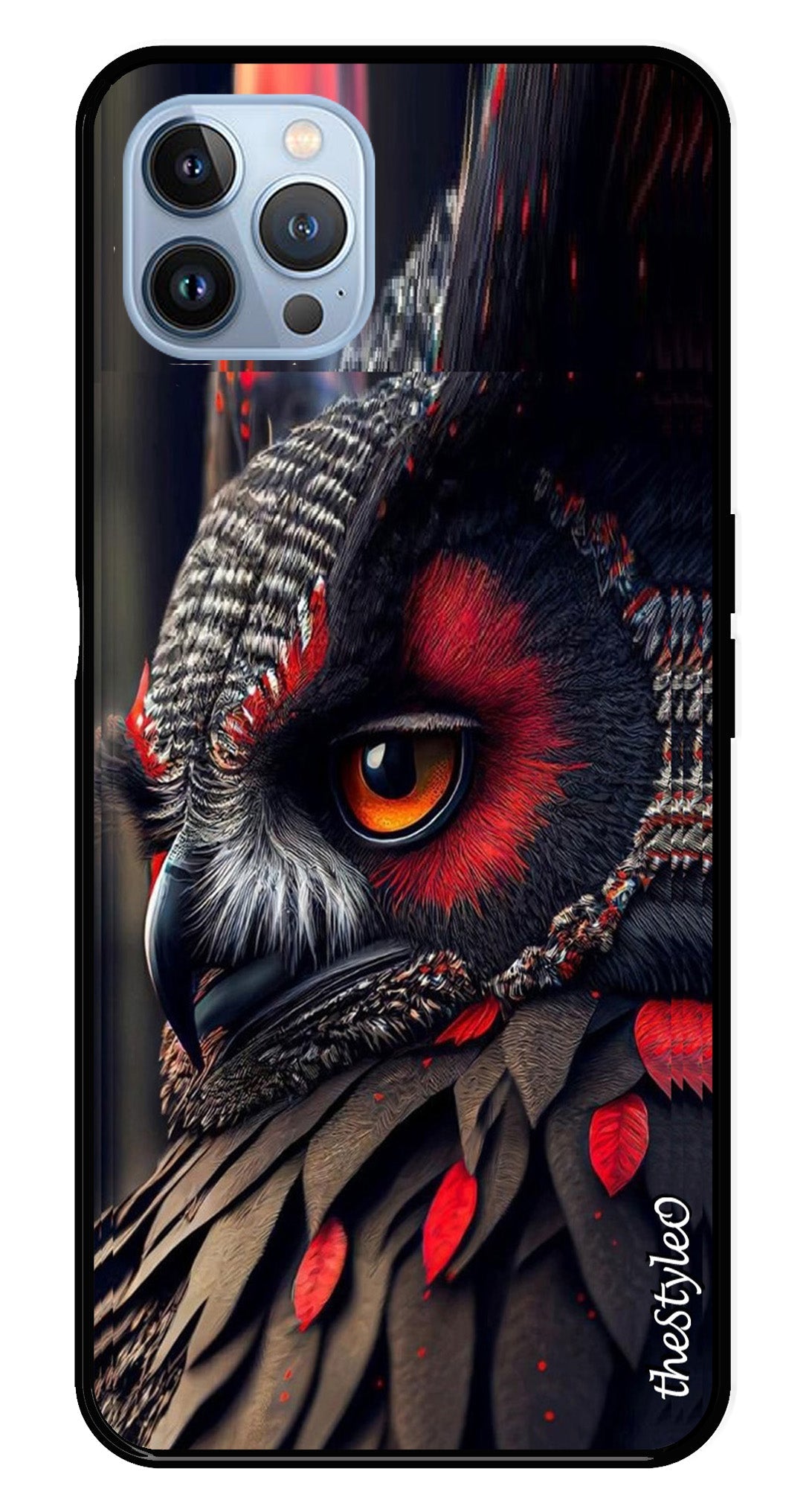 Flower Design Metal Mobile Case for iPhone 16 Pro Max Flower Design Metal Mobile Case for iPhone 16 Pro Max (Design No -25)