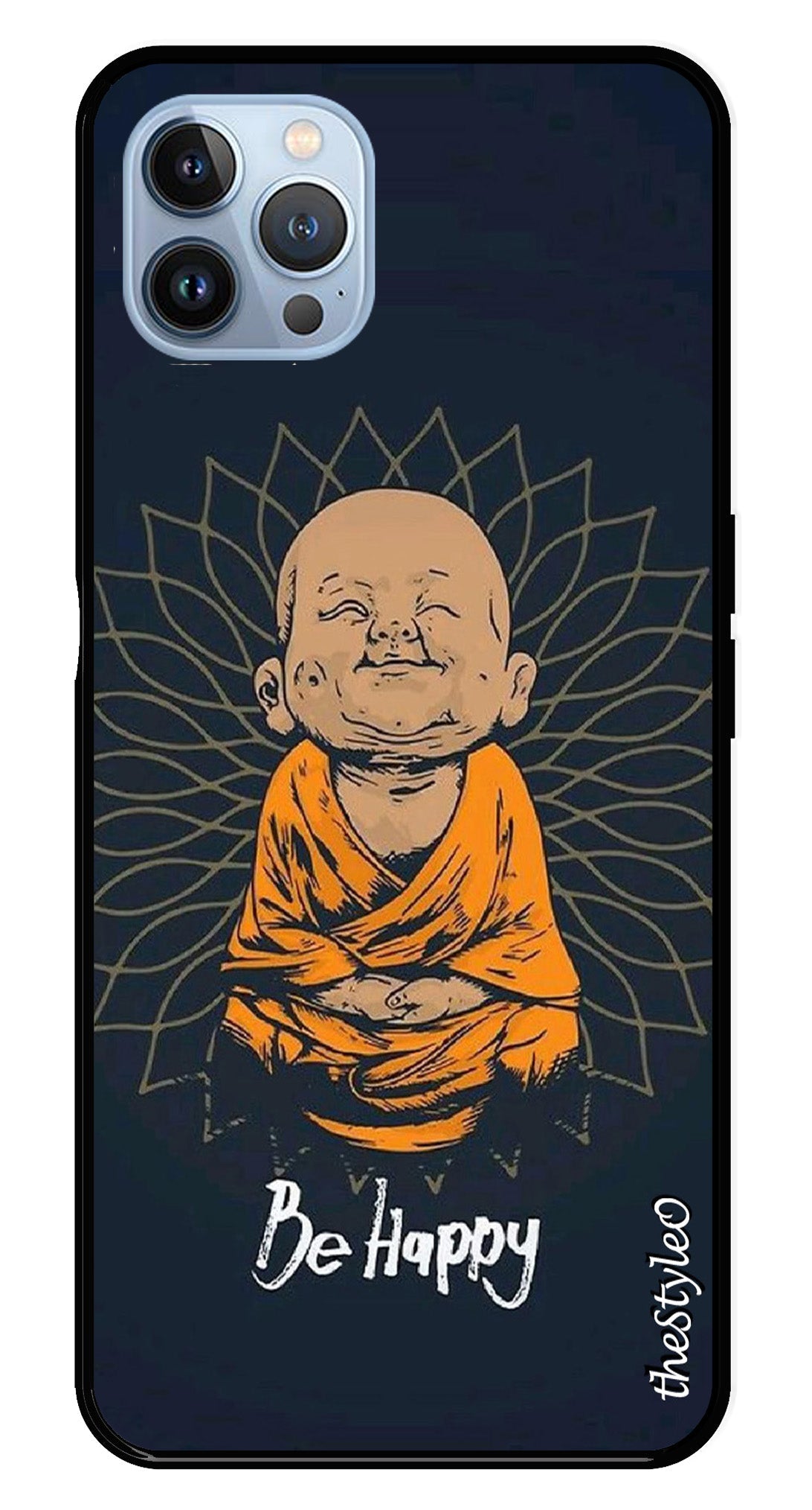 Owl Design Metal Mobile Case for iPhone 16 Pro Max Owl Design Metal Mobile Case for iPhone 16 Pro Max (Design No -26)