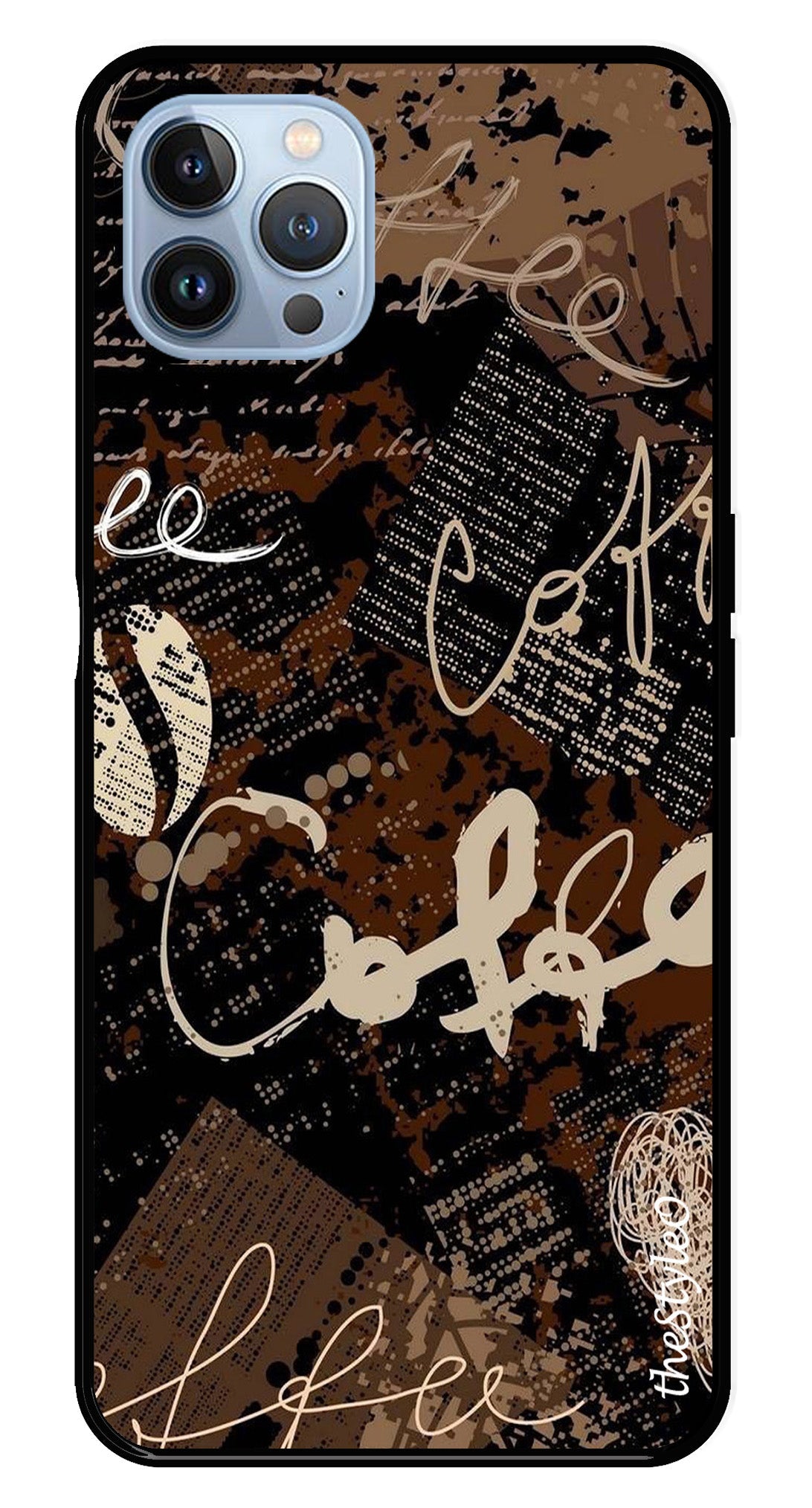 Marble Pattern Metal Mobile Case for iPhone 16 Pro Marble Pattern Metal Mobile Case for iPhone 16 Pro (Design No -36)