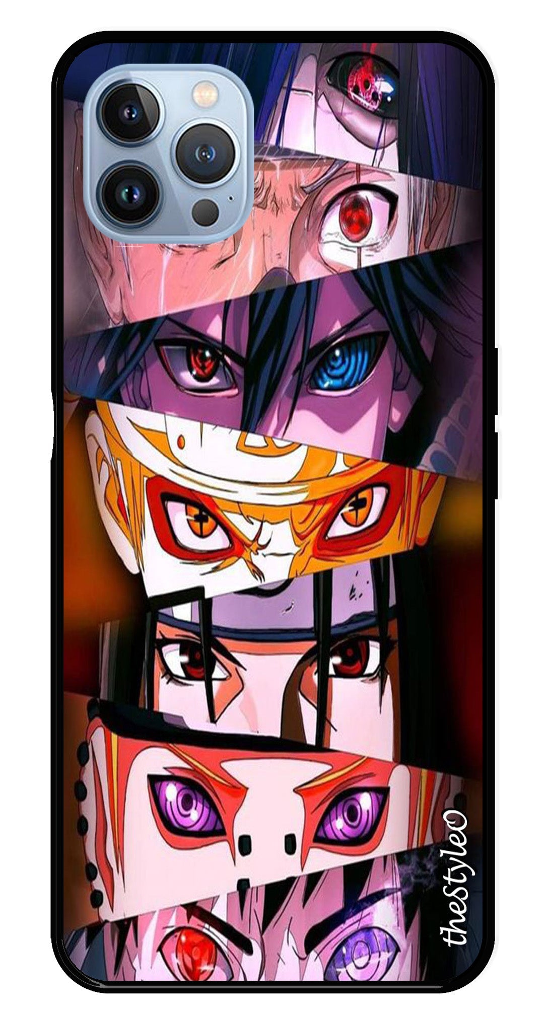 Anime Metal Mobile Case for iPhone 16 Pro Max Anime Metal Mobile Case for iPhone 16 Pro Max (Design No -56)