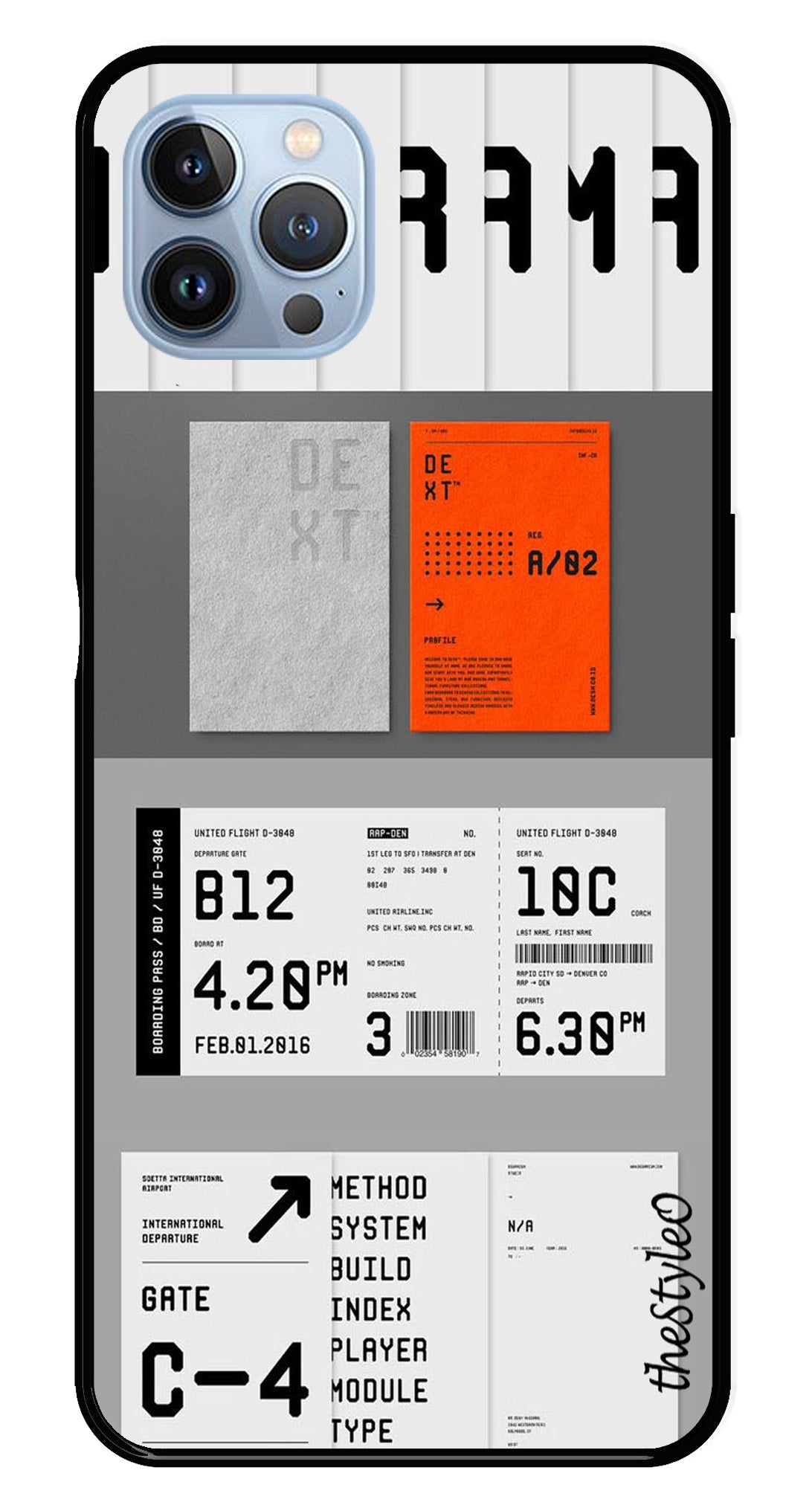 Monorama Metal Mobile Case for iPhone 16 Pro Max Monorama Metal Mobile Case for iPhone 16 Pro Max (Design No -80)