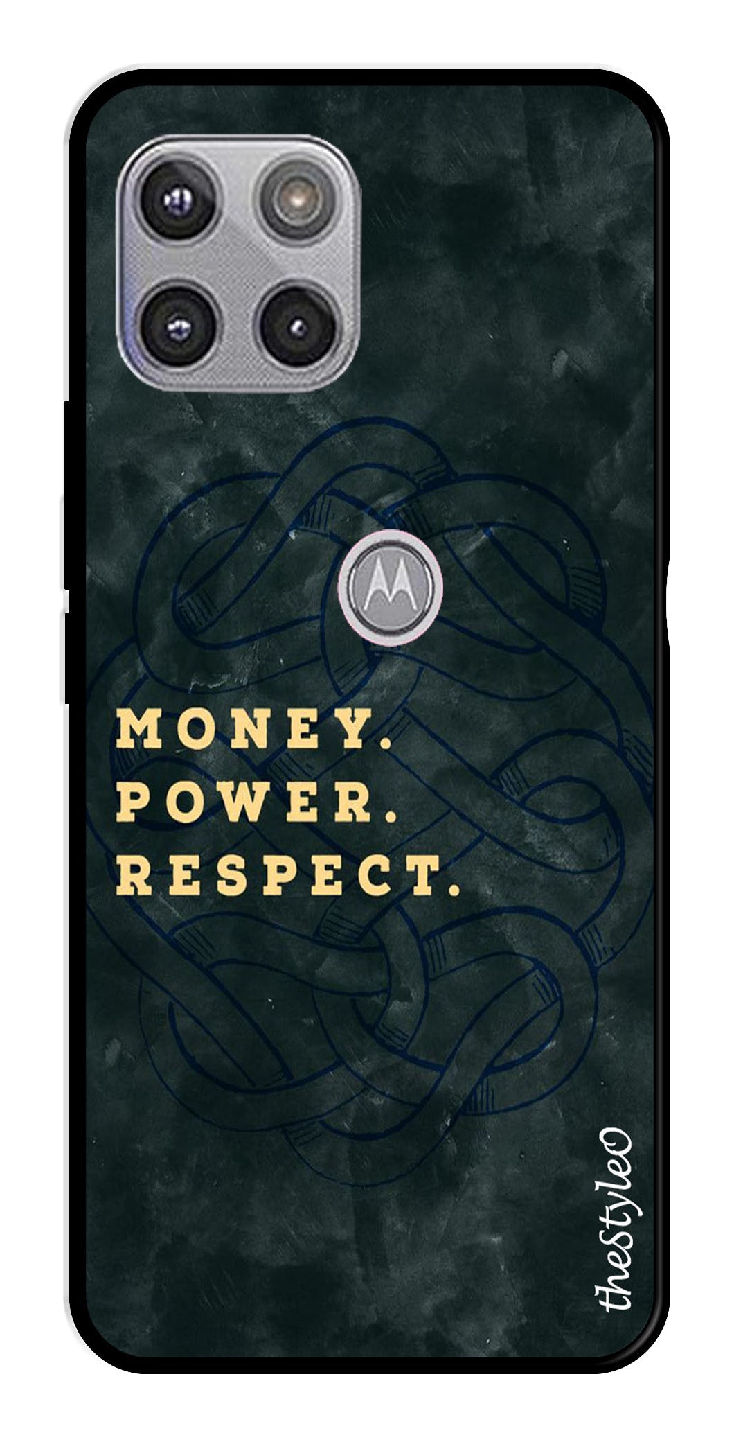 Money Power Respect Metal Mobile Case for Moto G 5G Money Power Respect Metal Mobile Case for Moto G 5G (Design No -79)