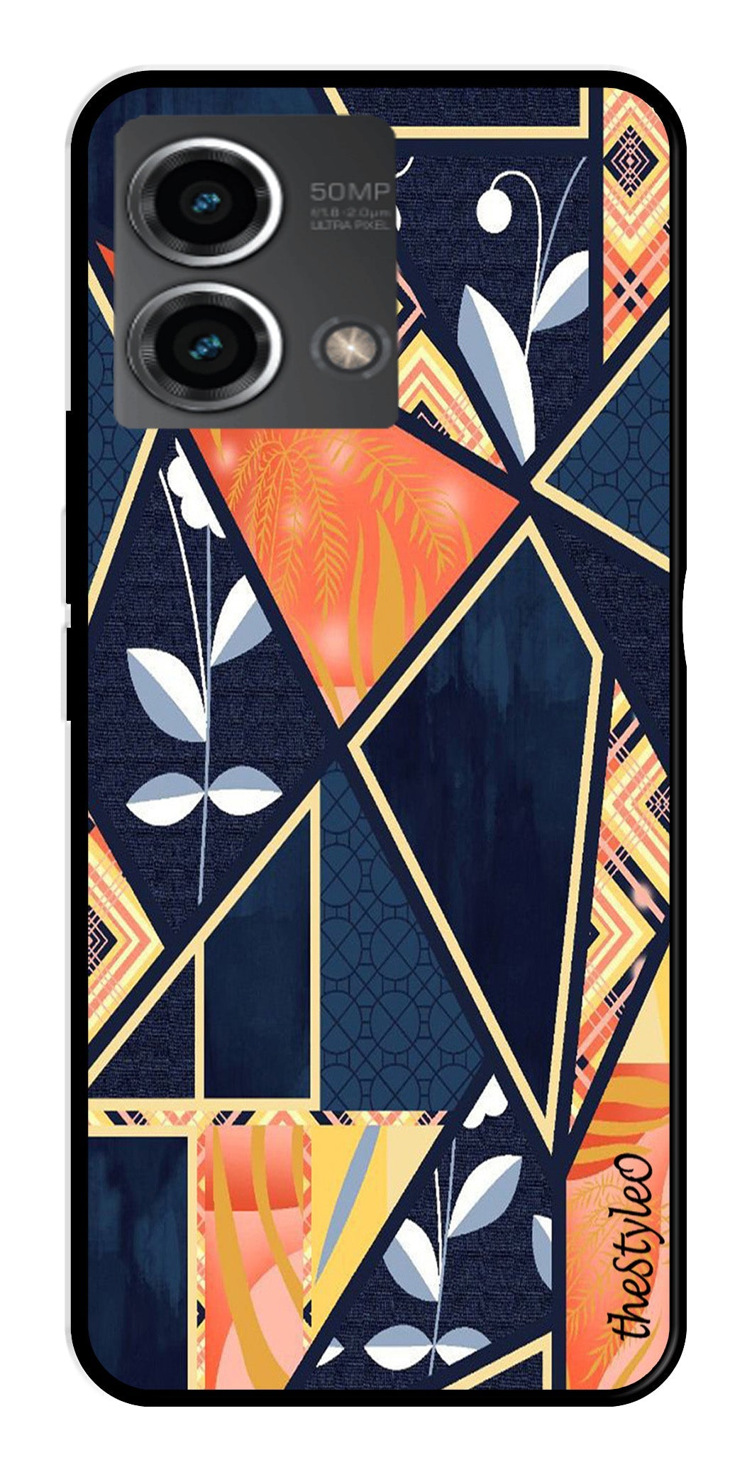 Marble Design Metal Mobile Case for Moto G Stylus Marble Design Metal Mobile Case for Moto G Stylus (Design No -07)