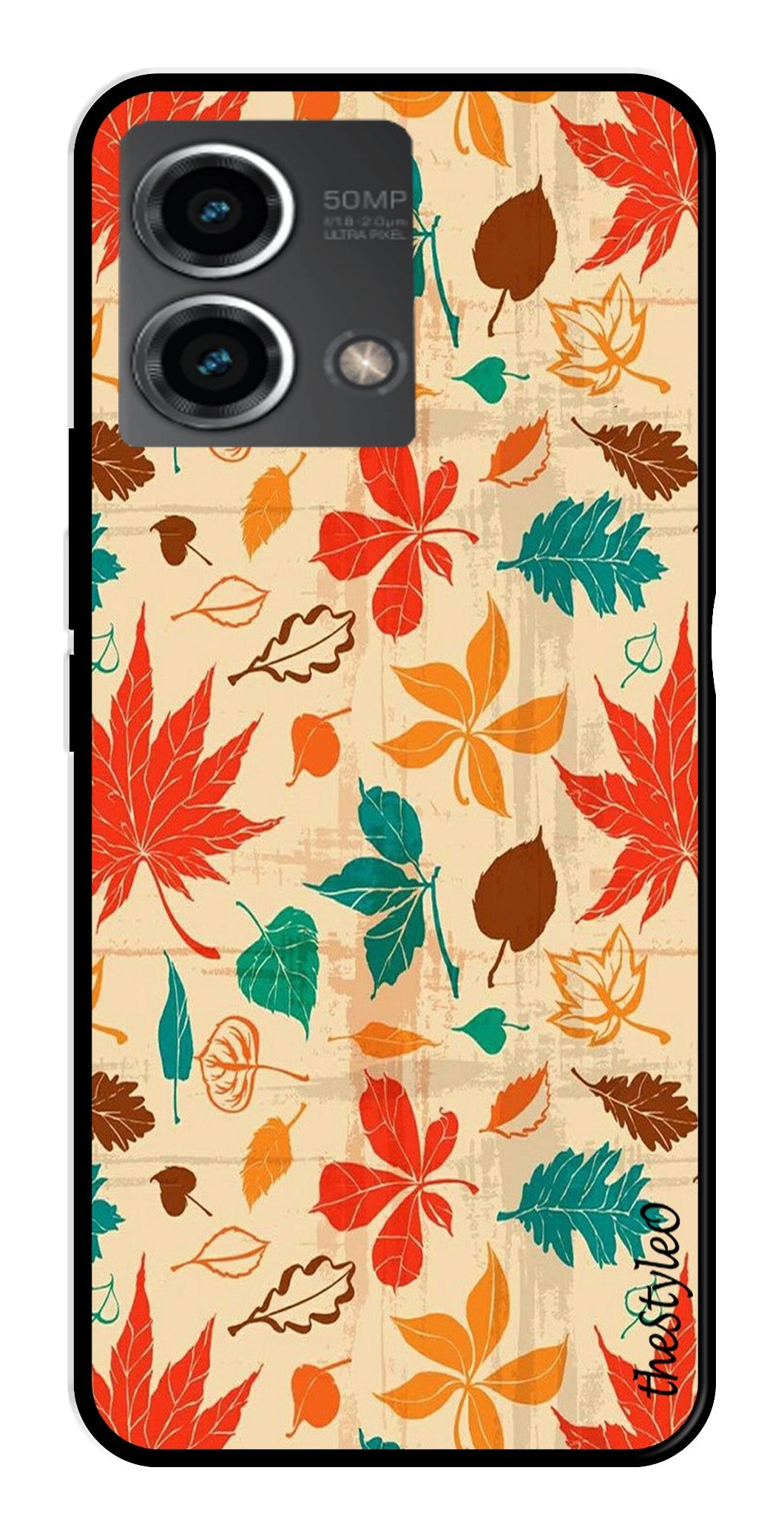 Autumn leaves Metal Mobile Case for Moto G Stylus Autumn leaves Metal Mobile Case for Moto G Stylus (Design No -55)