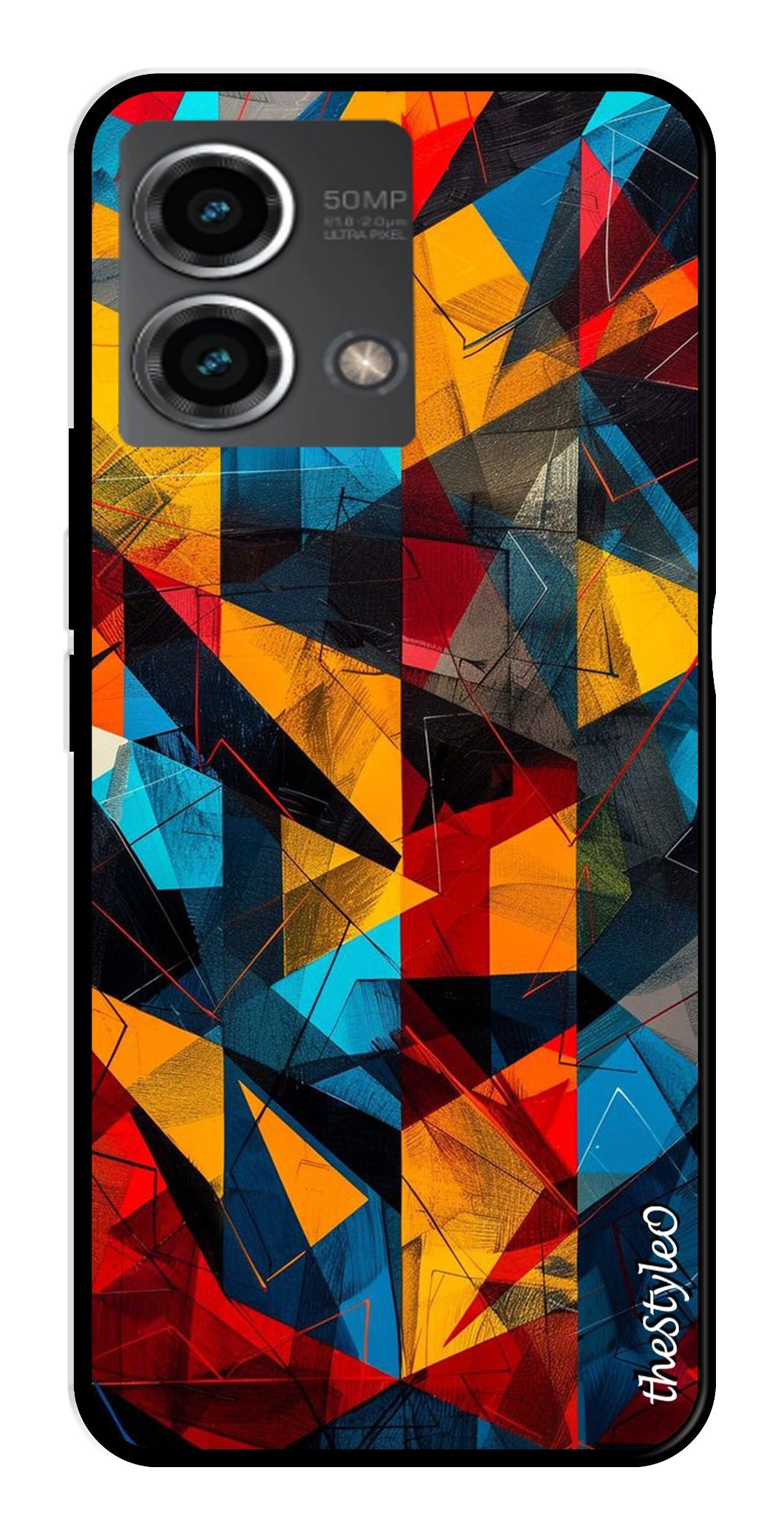 Abstract Art Metal Mobile Case for Moto G Stylus Abstract Art Metal Mobile Case for Moto G Stylus (Design No -57)